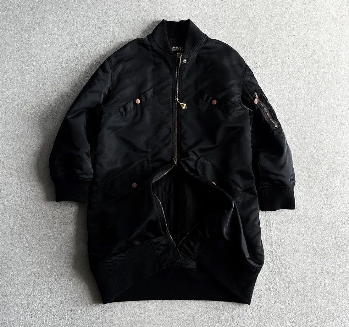 Jean Paul Gaultier Jean Paul Gaultier 1990s Long Four-Pocket Zipper Jacket Size US M / EU 48-50 / 2 - 2 Thumbnail