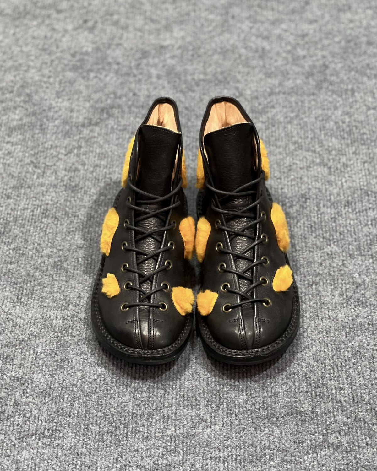Trippen Trippen Spock_f Black-yellow boot shoes Size US 8 / EU 41 - 3 Thumbnail
