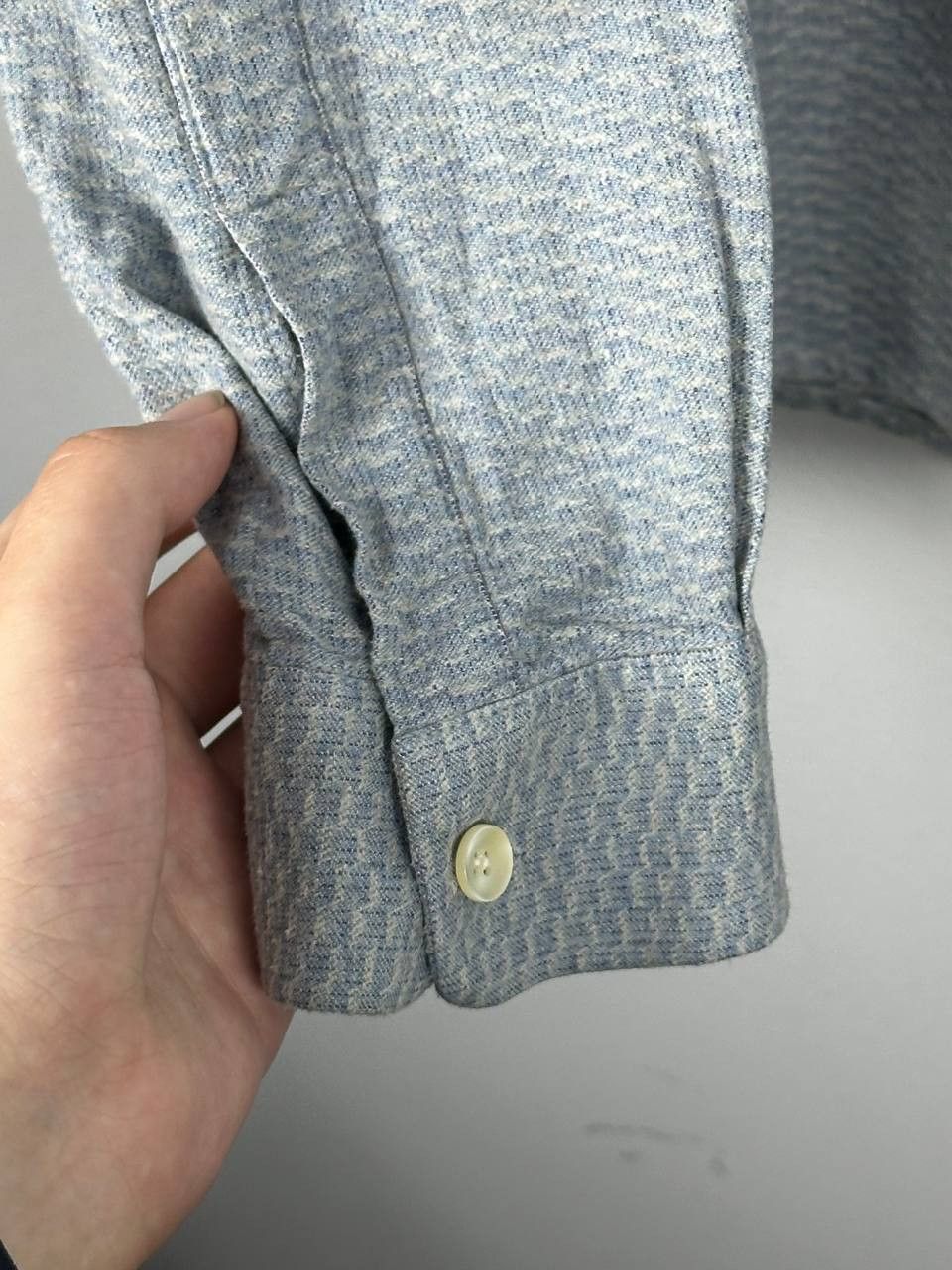 Adolfo Dominguez Adolfo Dominguez Luxury Long Sleeve Flannel Shirt Size US L / EU 52-54 / 3 - 6 Thumbnail