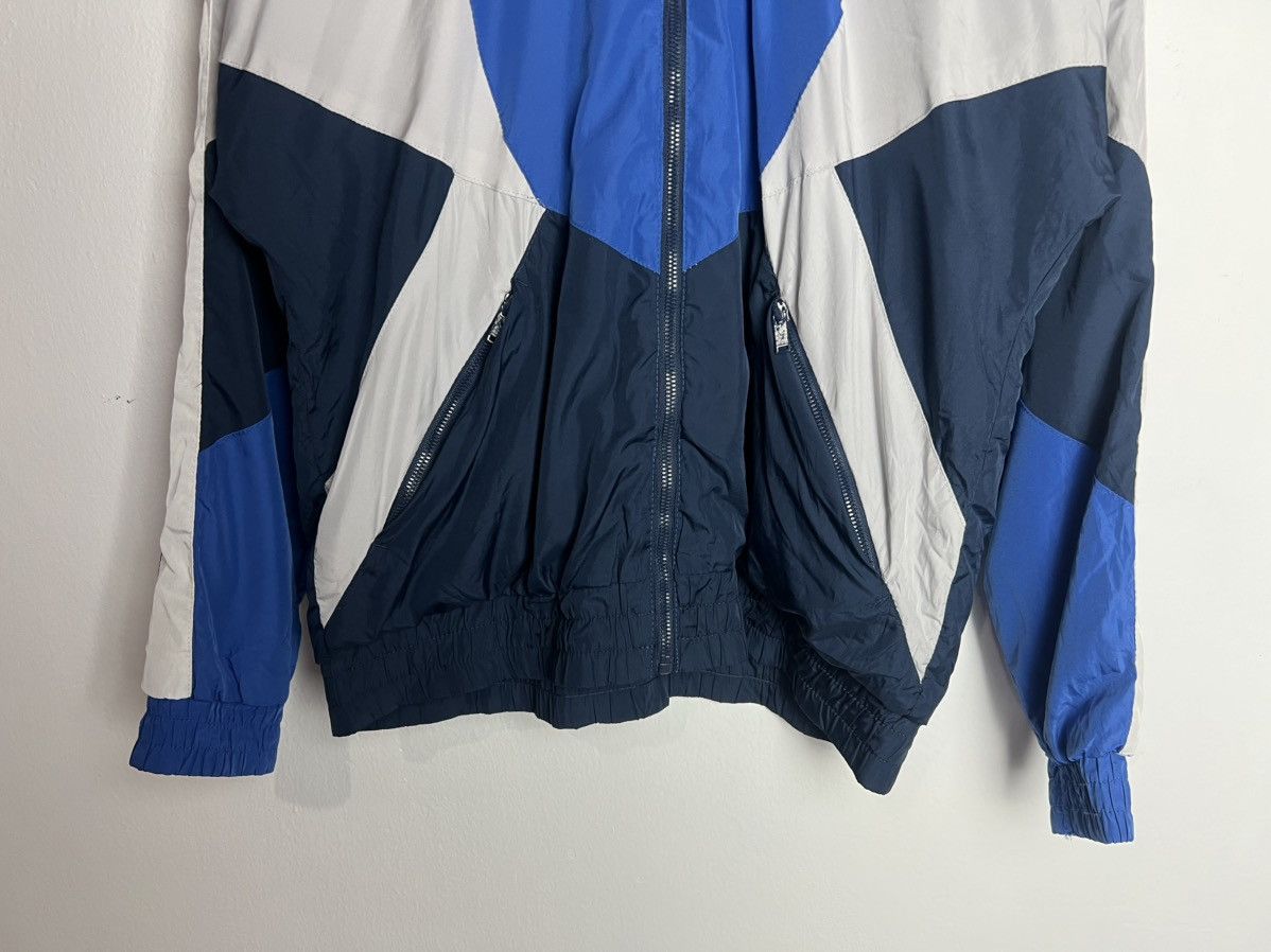 Bershka Bershka Retro Blue Windbreaker Jacket Size US S / EU 44-46 / 1 - 5 Thumbnail