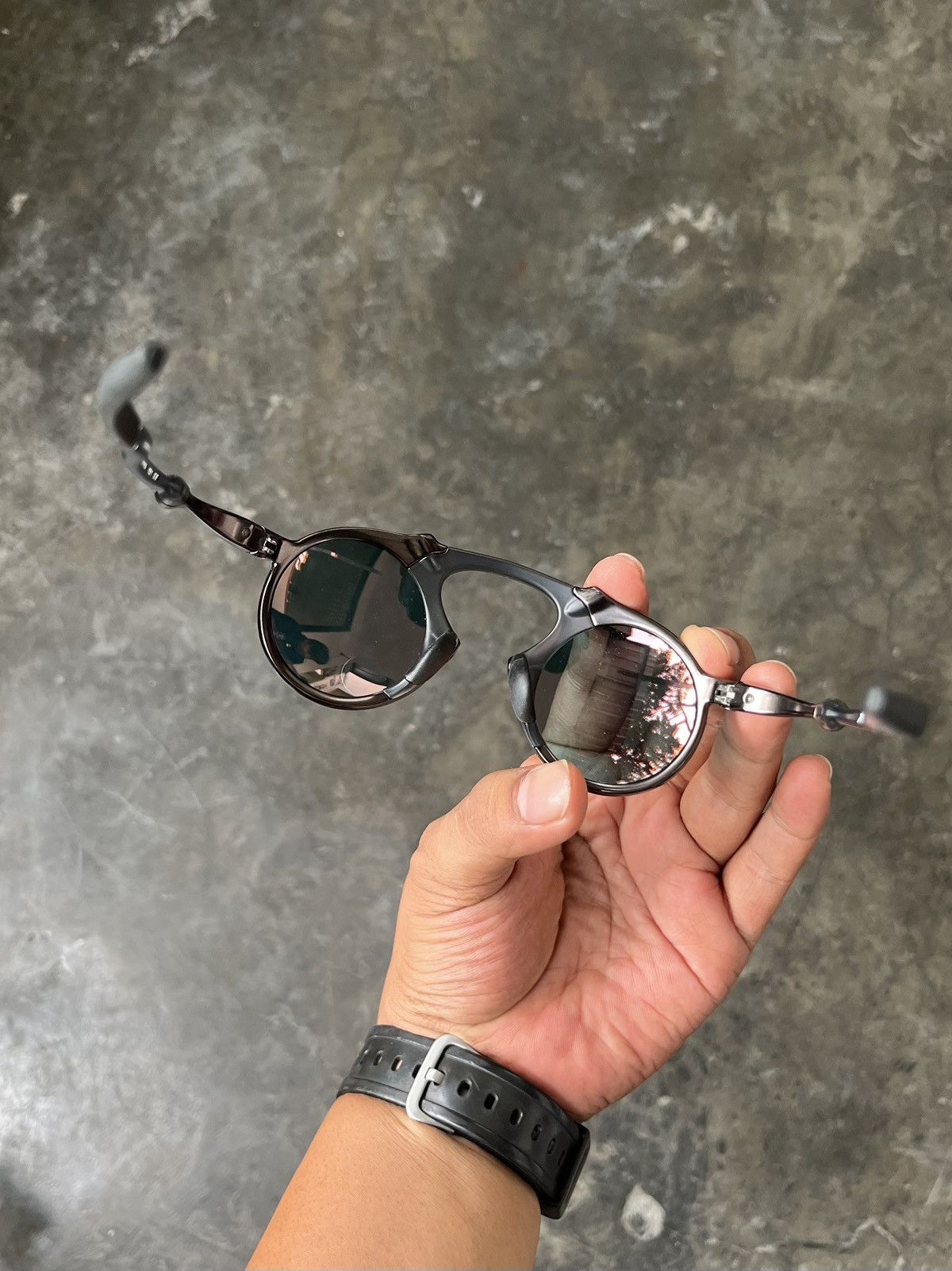Oakley Oakley Madman Dark carbon / Ruby Polarized Size ONE SIZE - 6 Thumbnail