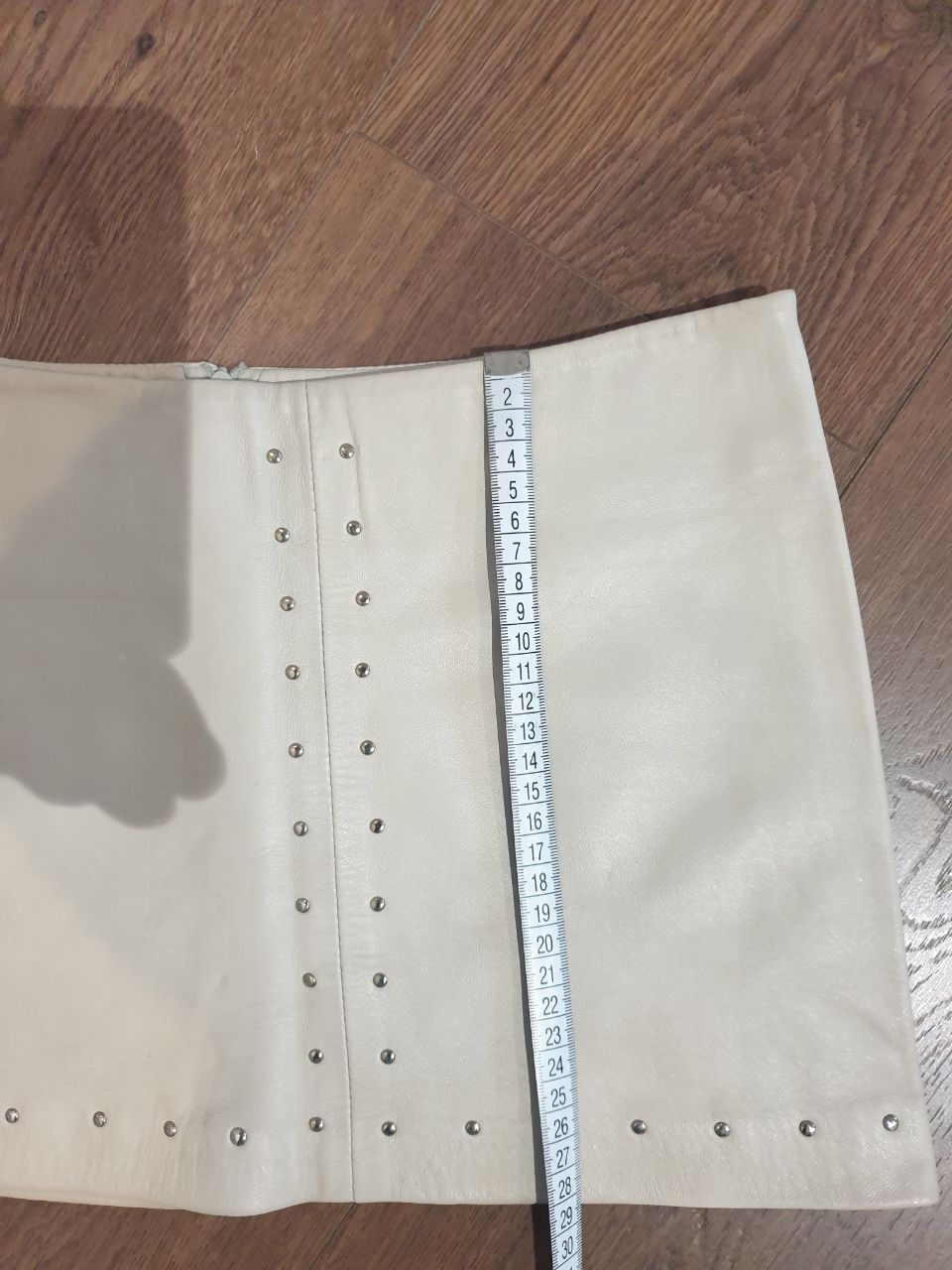 Designer Bundle of 2 leather mini skirt Size 27" / US 4 / IT 40 - 10 Thumbnail