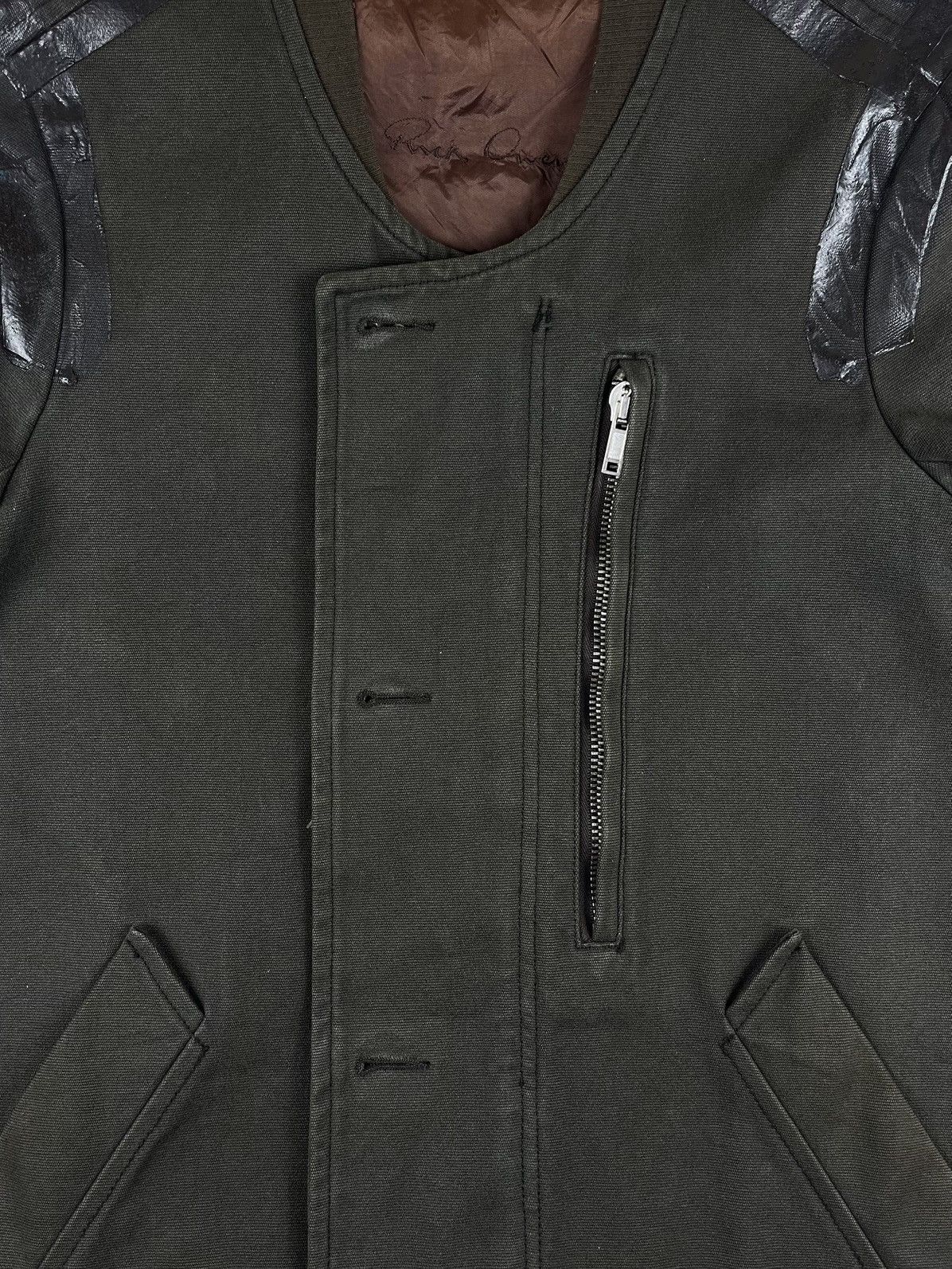 Rick Owens SS05 Rick Owens Scorpio Rubber Taped Flight Jacket Bomber Size US S / EU 44-46 / 1 - 3 Thumbnail
