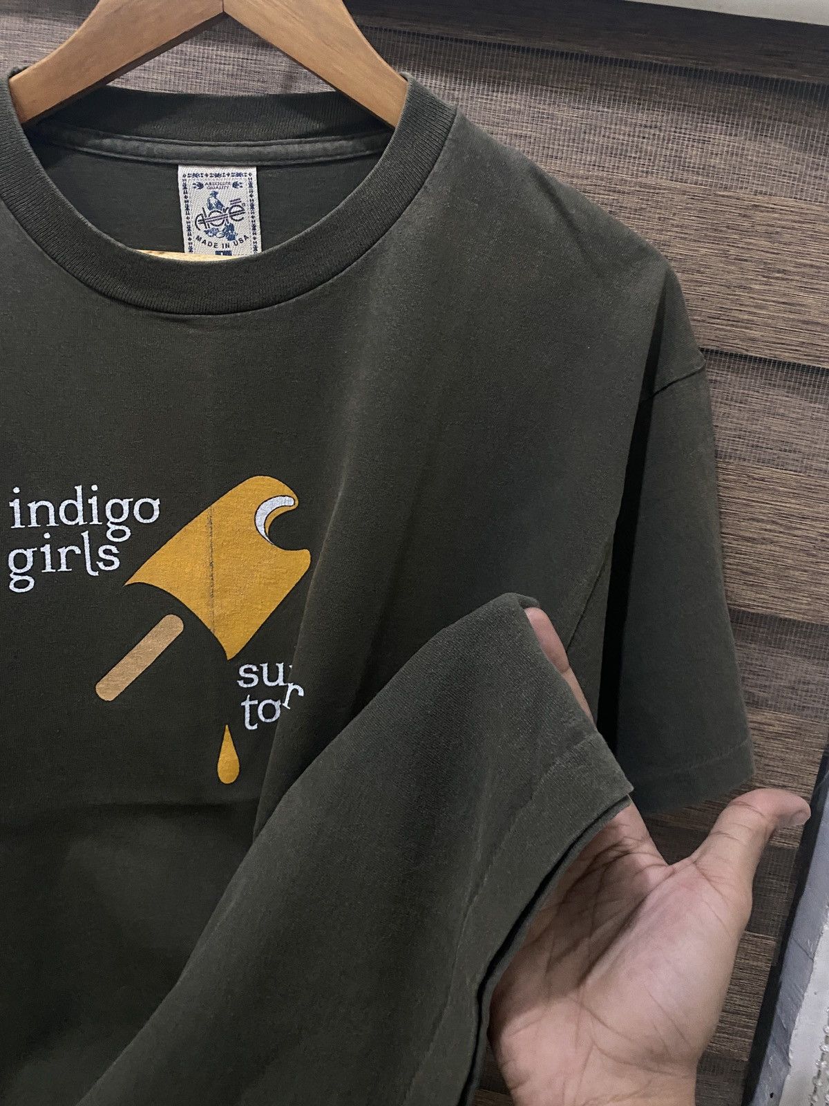 Band Tees × Other × Vintage Vintage 90s Indigo Girls Summer Tour Tee Size US L / EU 52-54 / 3 - 2 Thumbnail