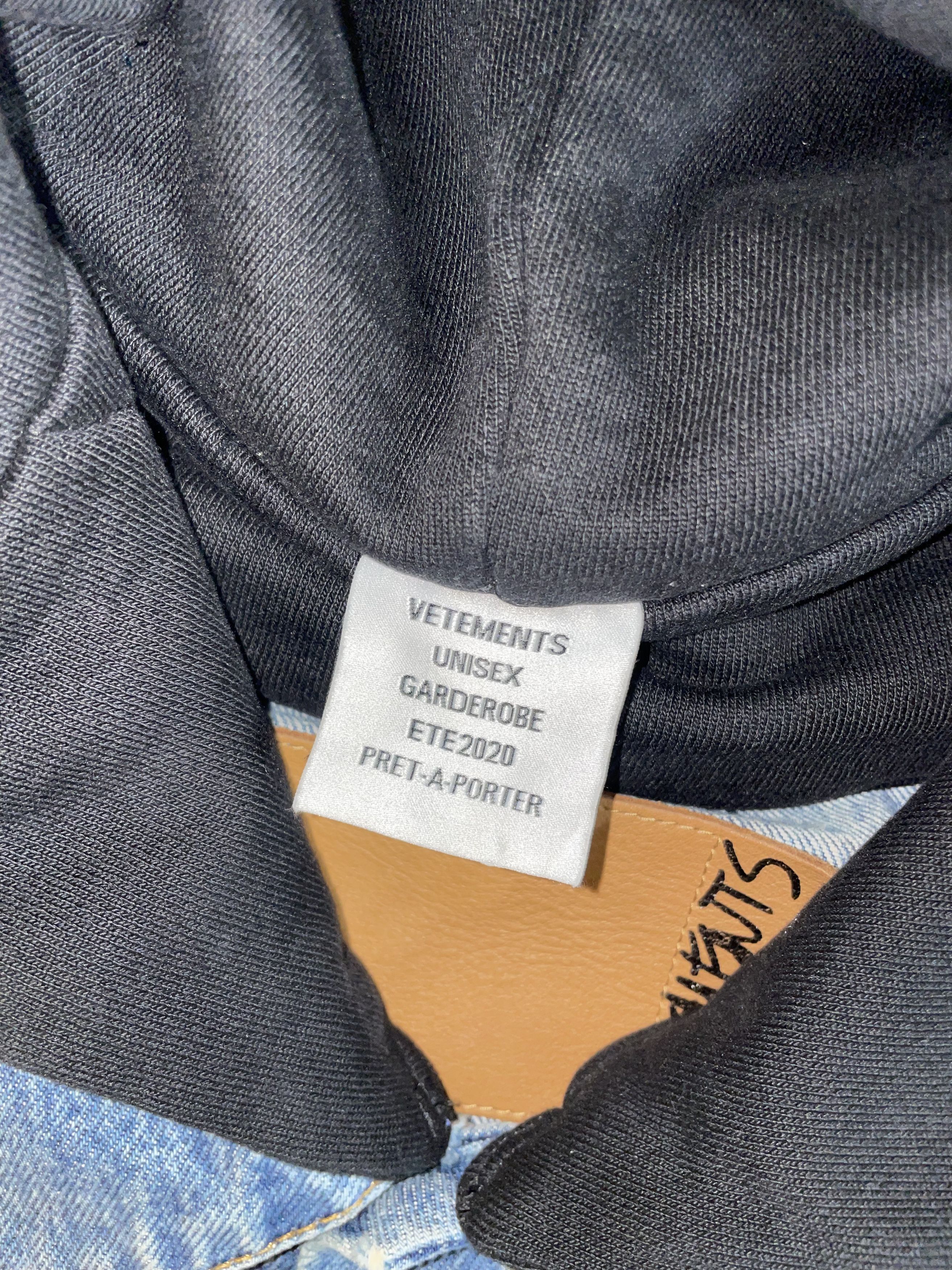 Vetements Vetements Hooded Denim Jacket Size US M / EU 48-50 / 2 - 6 Thumbnail