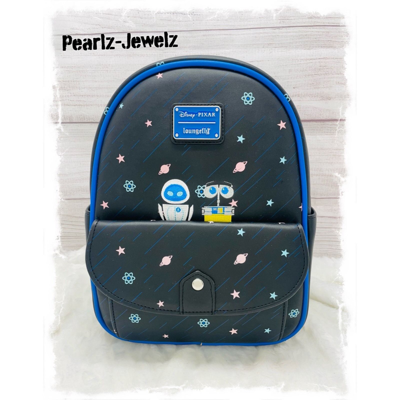 Disney Loungefly Disney Pixar WALL-E Space Mini Backpack NWT Size ONE SIZE - 1 Thumbnail