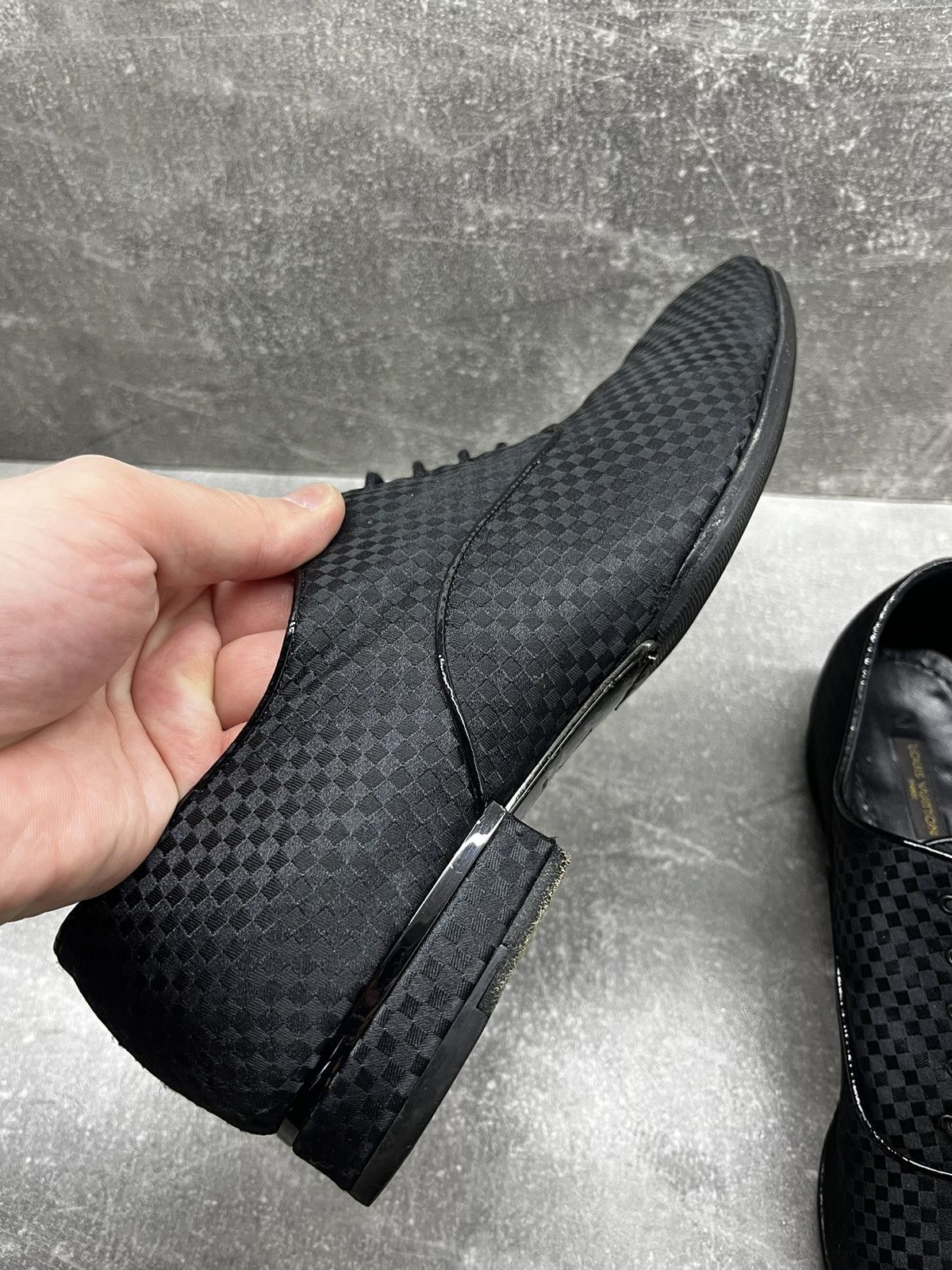 Louis Vuitton Louis Vuitton - 2018 - Petit Damier Solferino Derby Size US 8.5 / EU 41-42 - 11 Thumbnail
