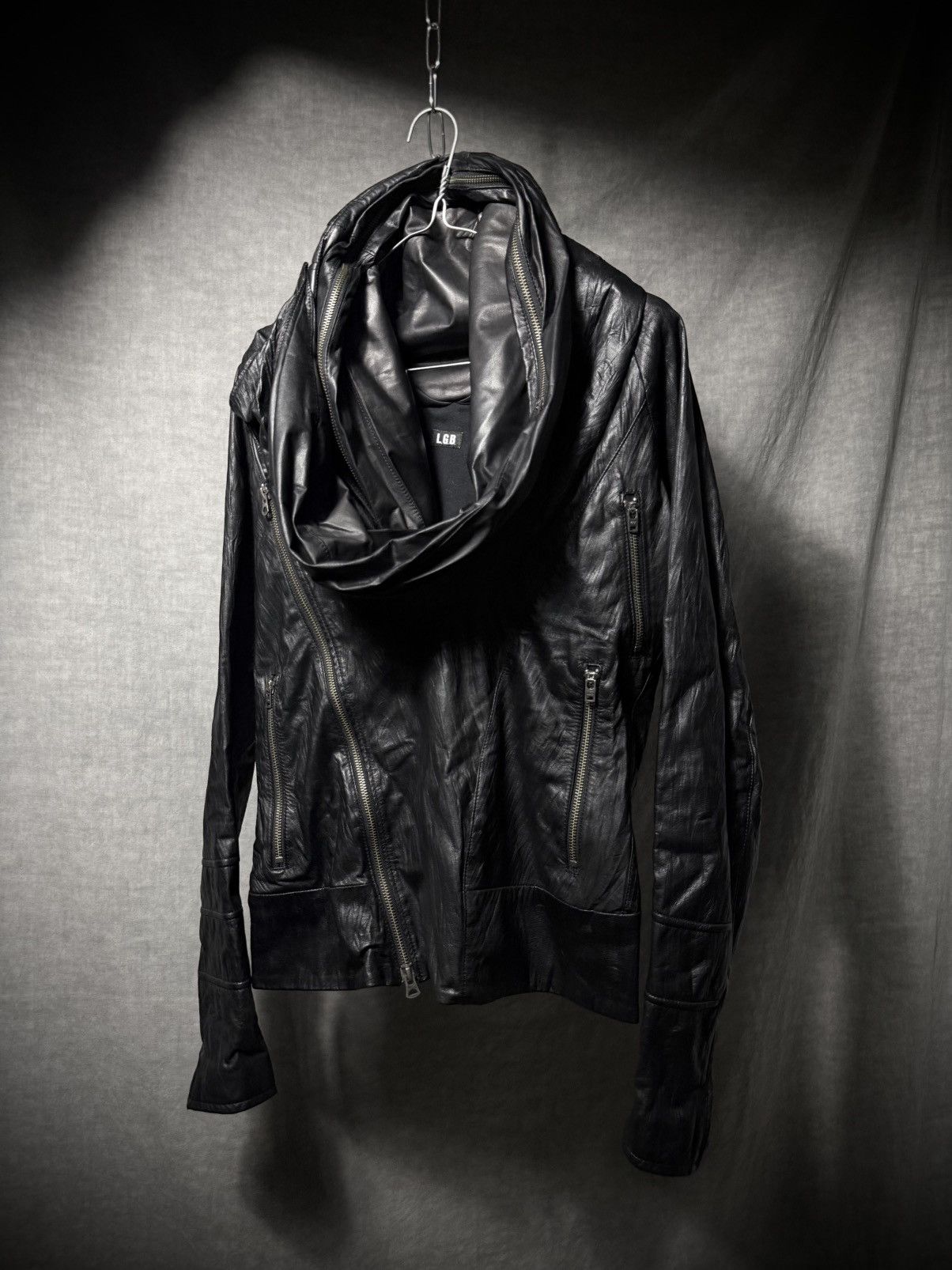 Le Grande Bleu (L.G.B.) LGB Bono-15 Leather Jacket Size US S / EU 44-46 / 1 - 2 Thumbnail