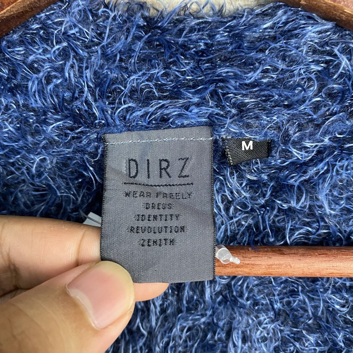Japanese Brand DL Dirz Blue Fur shaggy Mohair Knitwear #C1057 Size M / US 6-8 / IT 42-44 - 9 Thumbnail