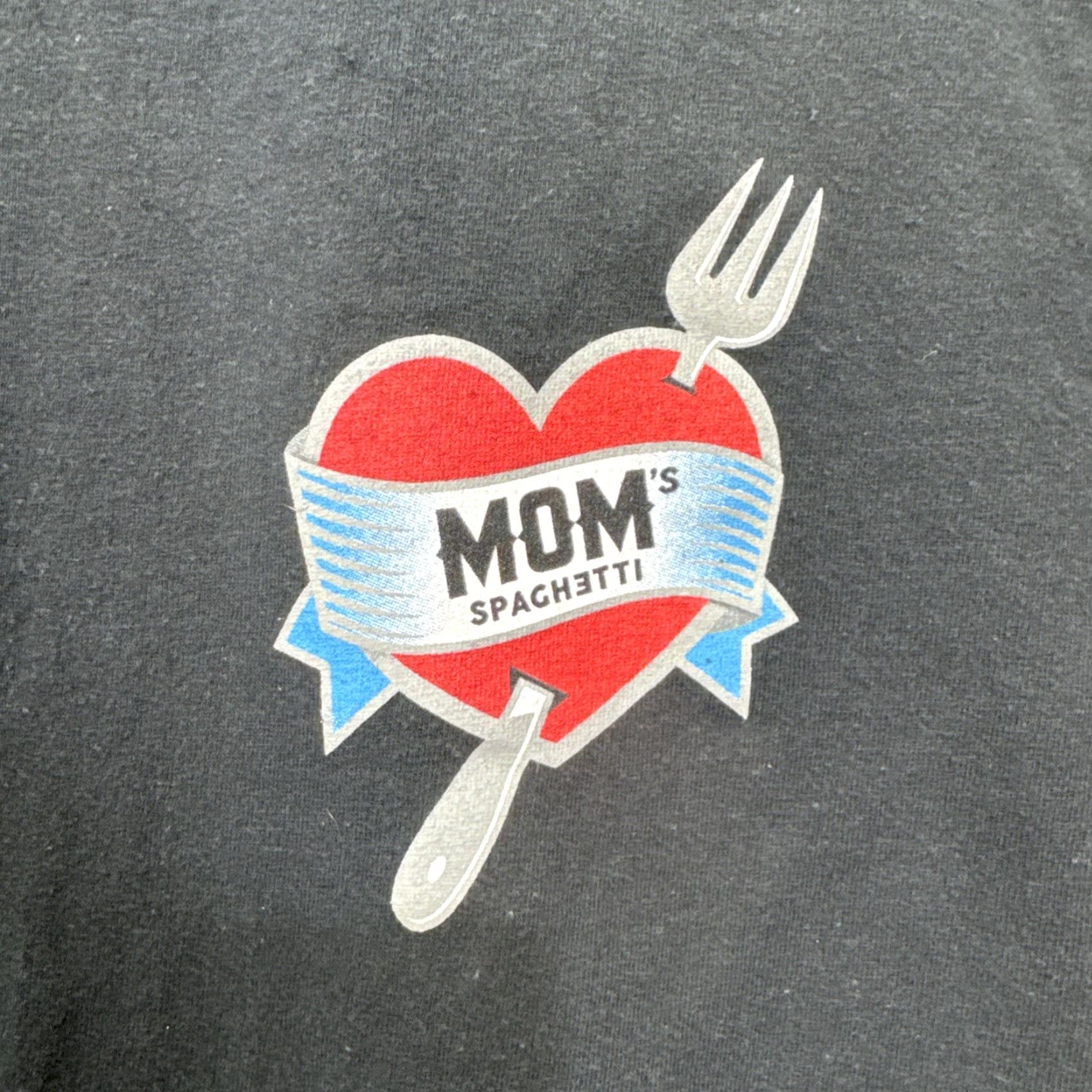 Vintage VINTAGE MOMS SPAGHETTI Eminem Tattoo Heart Shirt Adult Medium Black Graphic Print Hip Hop Mens Size US M / EU 48-50 / 2 - 7 Thumbnail