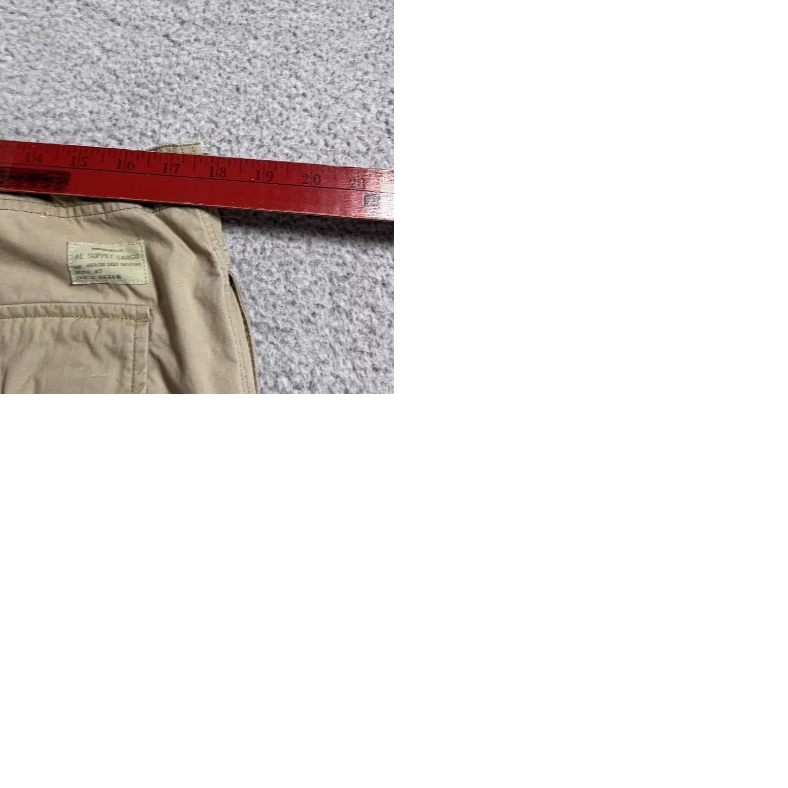 American Eagle Outfitters VINTAGE American Eagle Cargo Pants Men 34x34 Beige Paratrooper Y2K Baggy Utility Cargo Size US 34 / EU 50 - 12 Thumbnail