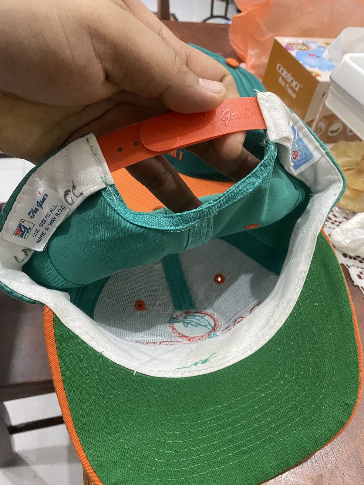 NFL Vintage NFL Dolphine Miami Snapback hat Size ONE SIZE - 2 Thumbnail