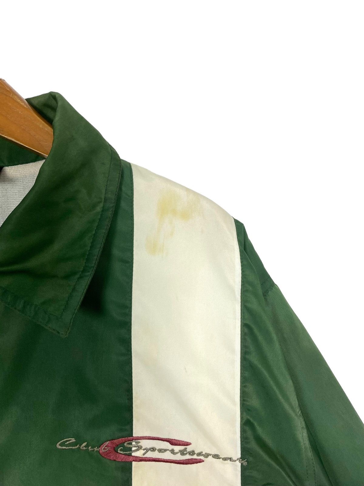 Vintage Rare‼️ Vintage Club Sportwear Stripe Zipper Jacket Size US L / EU 52-54 / 3 - 9 Thumbnail