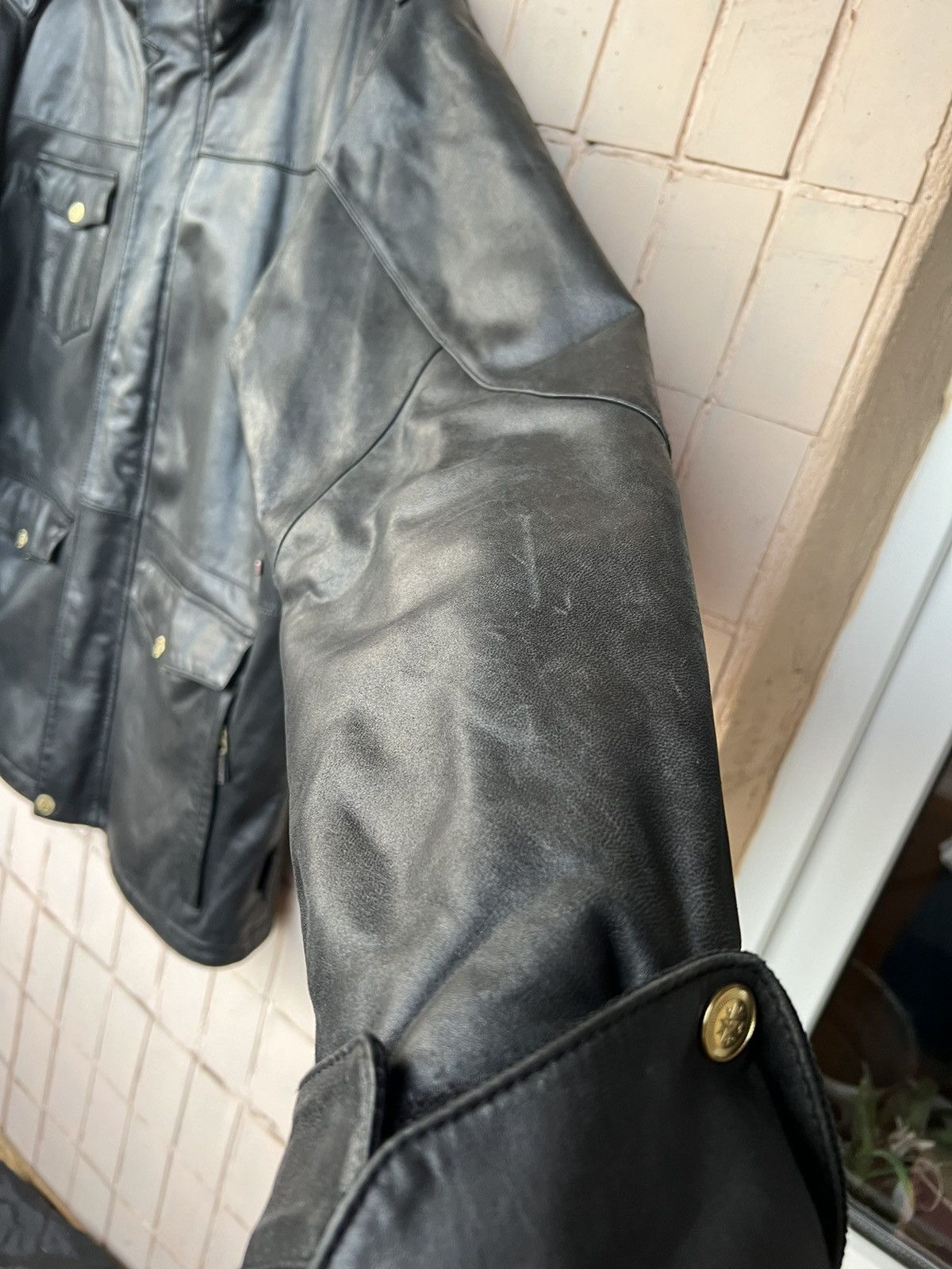 Quiksilver Ski Quiksilver vintage y2k leather jacket Size US L / EU 52-54 / 3 - 7 Thumbnail