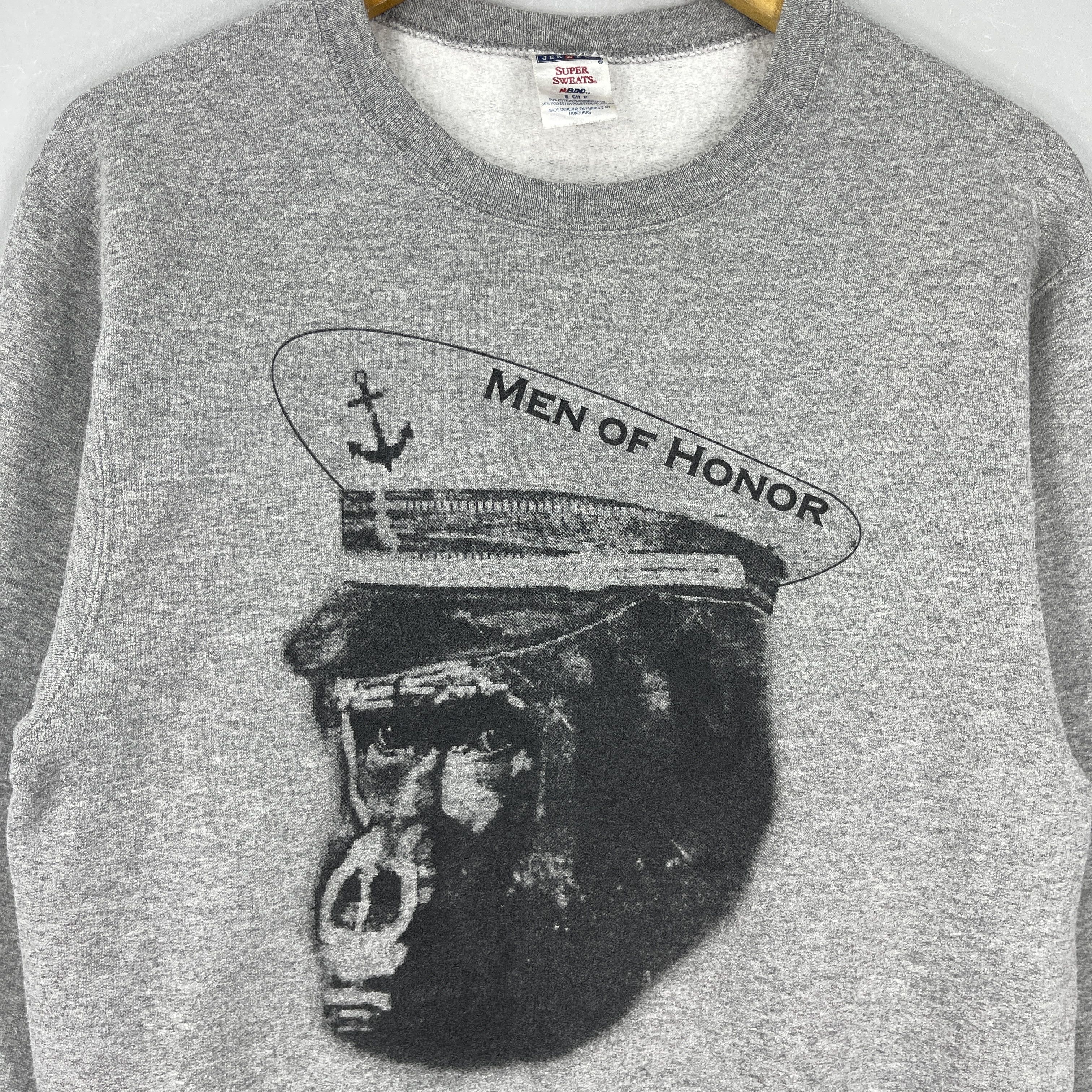 Vintage Vintage Y2K MEN OF HONOR Action Film Sweatshirt Size US S / EU 44-46 / 1 - 2 Thumbnail