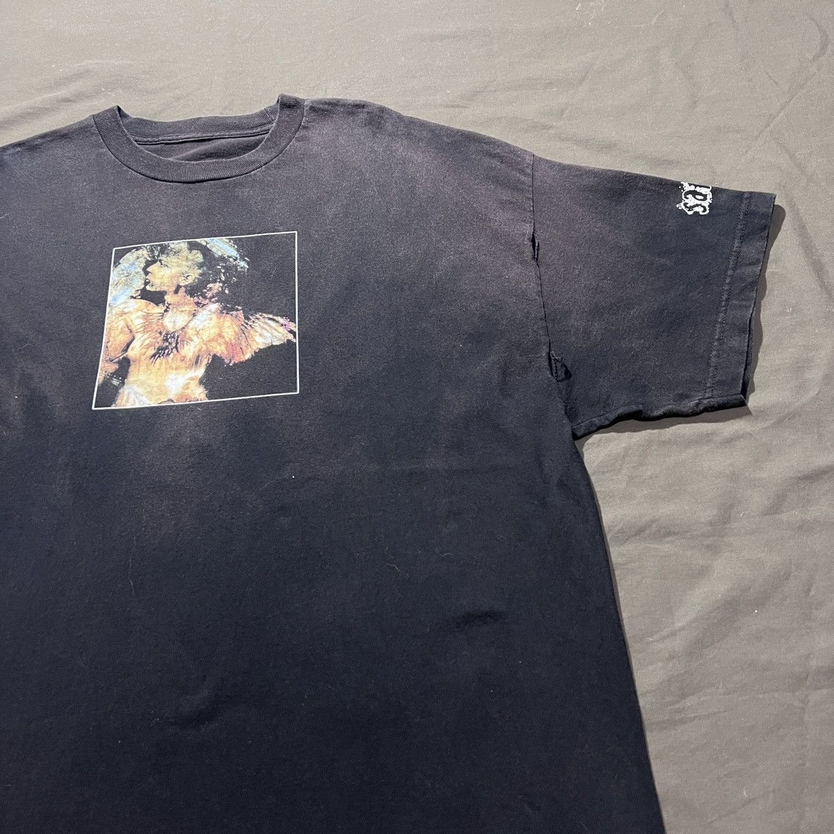 Band Tees Sanction Tee 2XL Thrashed Faded DAZE RECORDS Metalcore Size US XXL / EU 58 / 5 - 6 Thumbnail