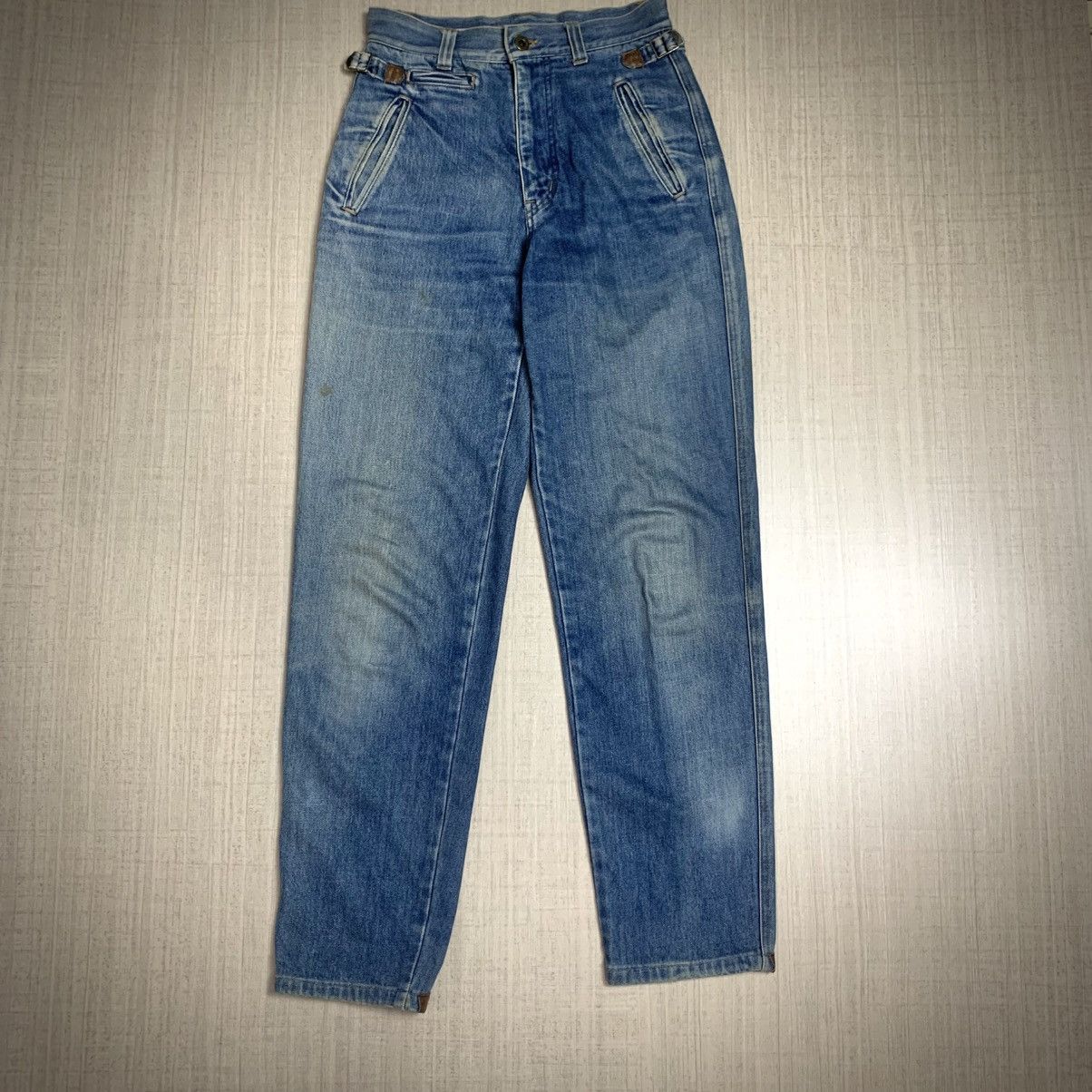 Boneville vintage massimo osti cp company boneville denim leather jean Size US 28 / EU 44 - 1 Thumbnail