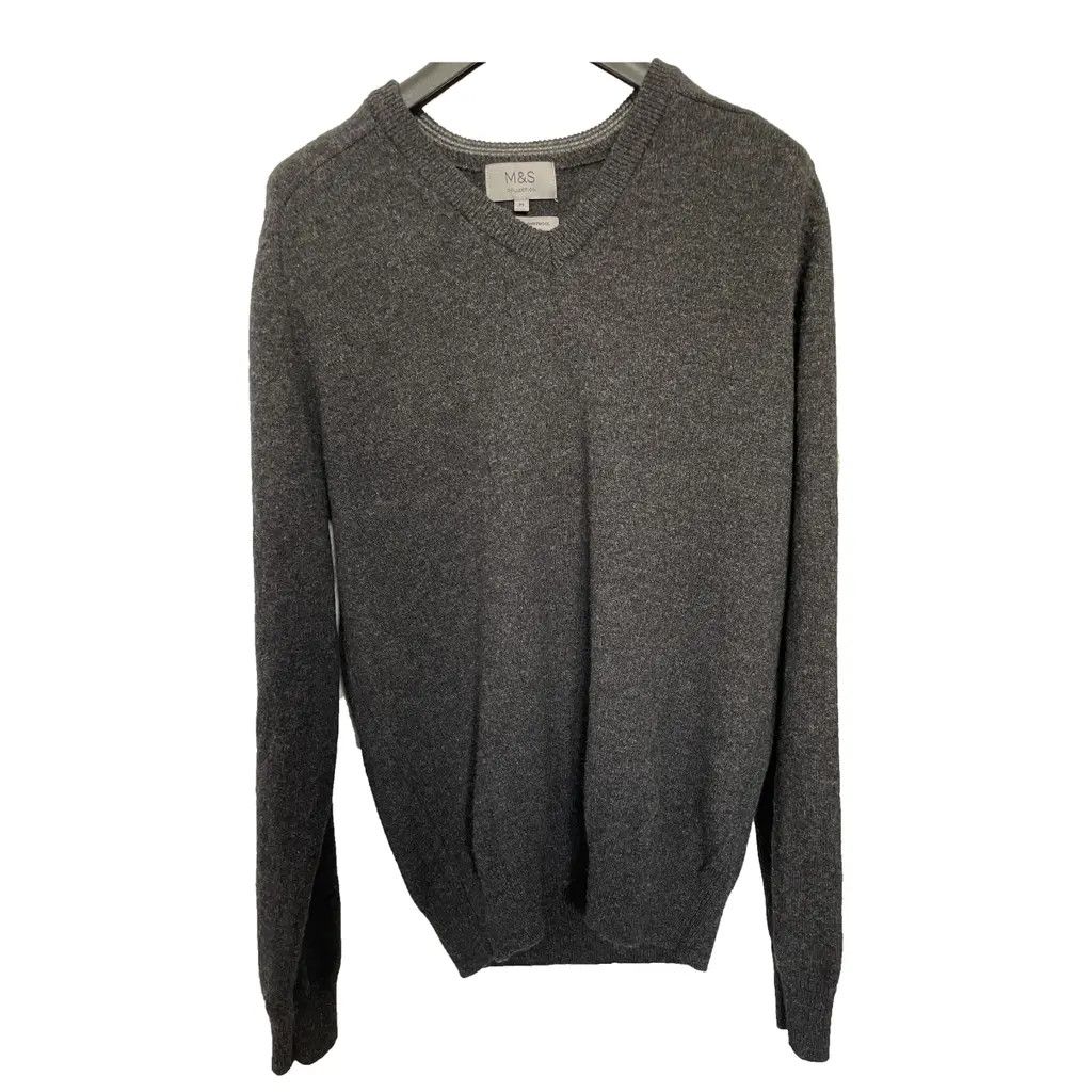 Marks & Spencer 100% Wool Sweater - Never Worn All Wool Size US M / EU 48-50 / 2 - 4 Thumbnail
