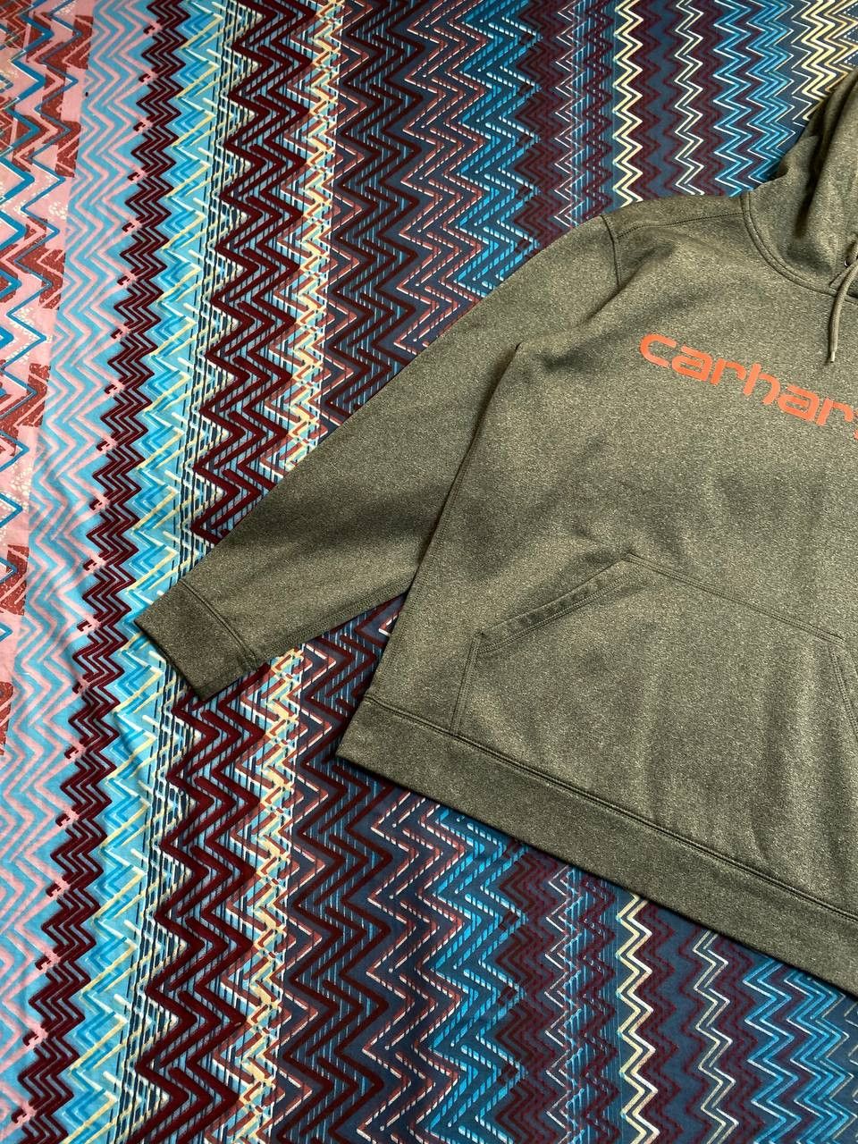 Carhartt × Vintage Carhartt Vintage Workers Distressed Faded Y2K Hoodie Size US L / EU 52-54 / 3 - 12 Thumbnail