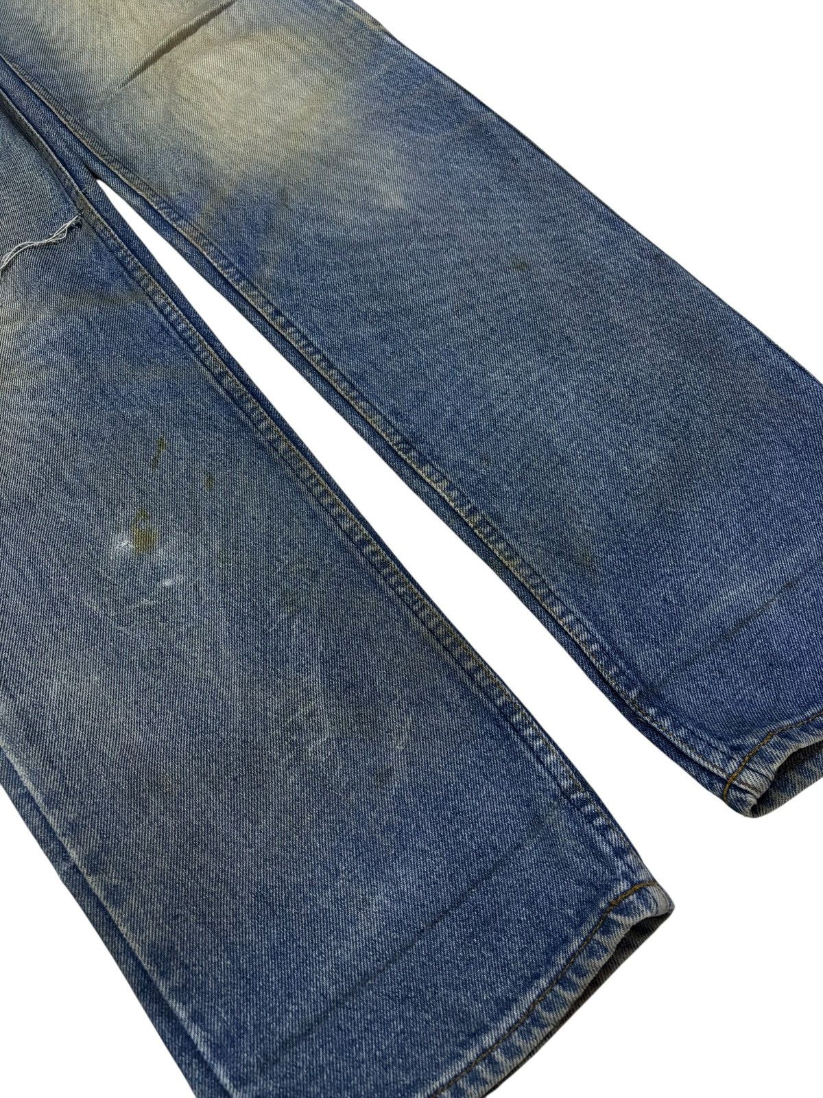 Levi's Vtg 80s Levis 515 Distressed Mud Wash Jeans Size US 29 - 4 Thumbnail