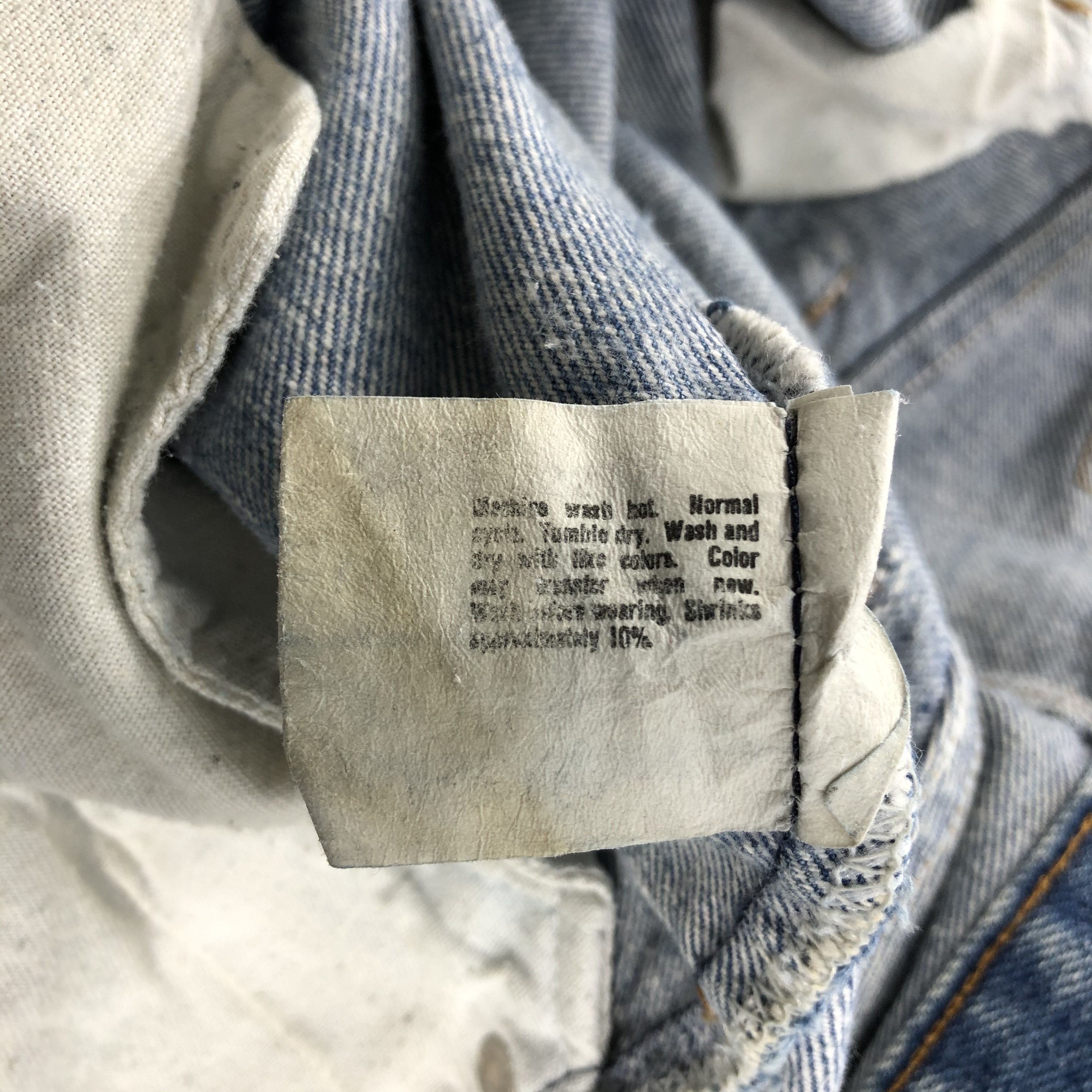 Levi's 80s Vintage Blue Wash Levis 501 Jeans-JM2081 Size US 29 - 9 Thumbnail
