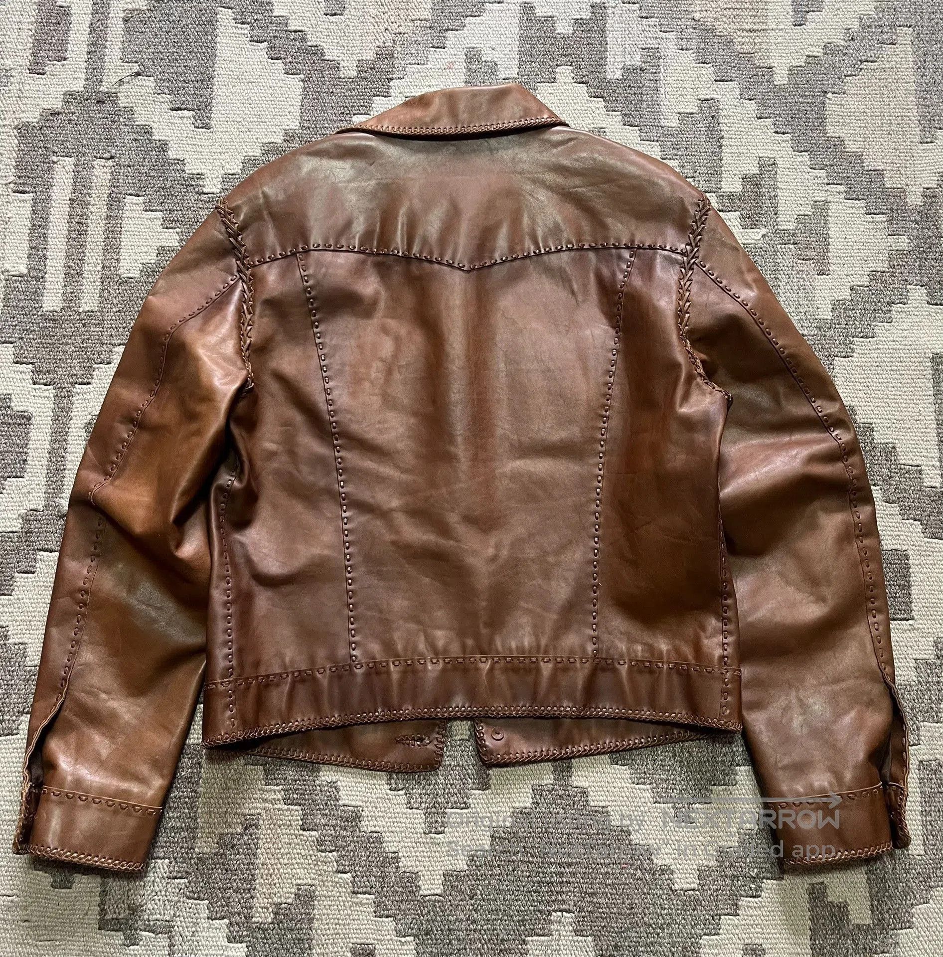 Ralph Lauren Purple Label Ralph Lauren Purple Label Western Leather Jacket. Size US M / EU 48-50 / 2 - 8 Thumbnail