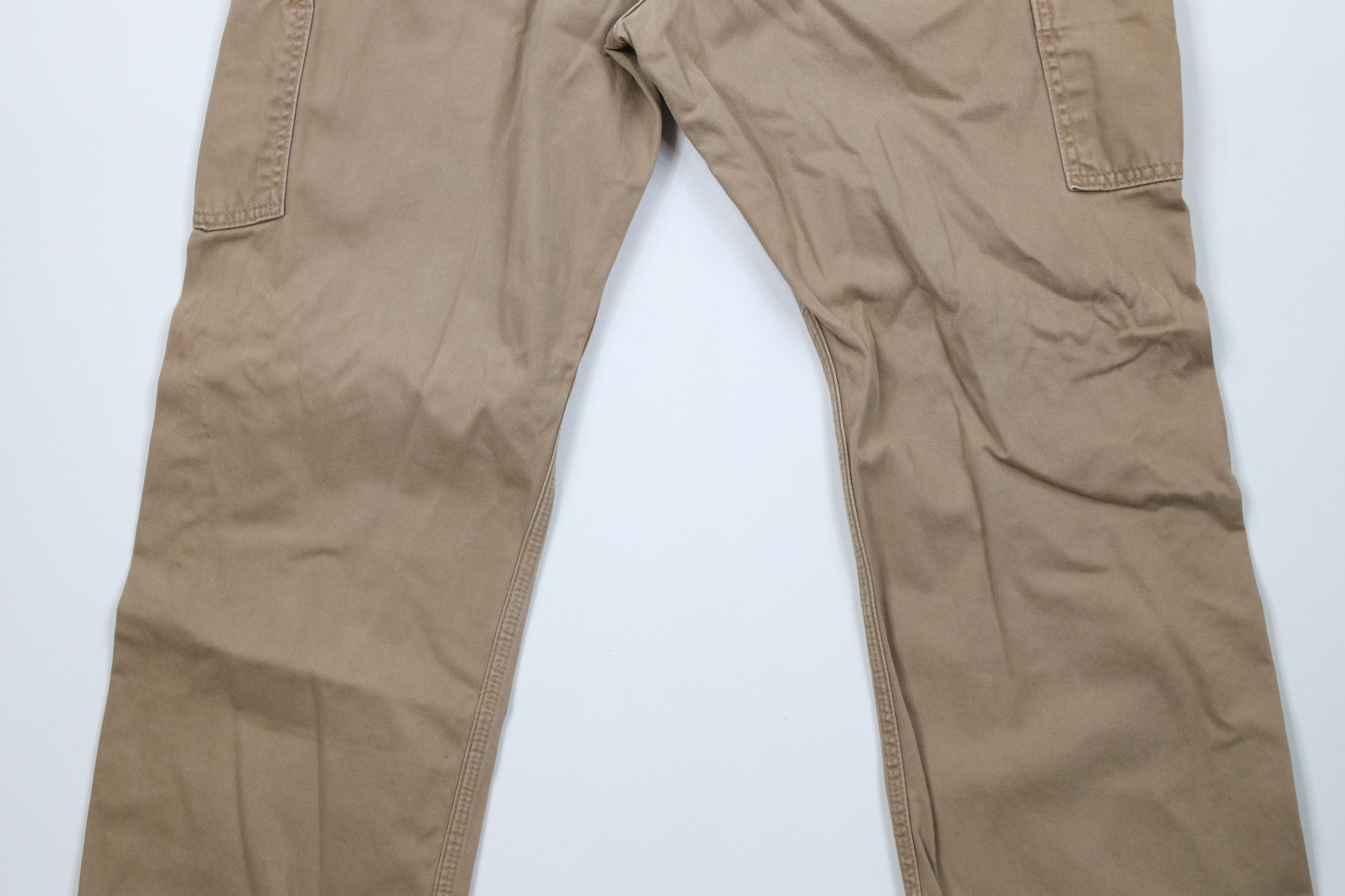 Carhartt Vintage Carhartt Spell Out Wide Leg Dungaree Pants Khaki Size US 38 / EU 54 - 10 Thumbnail