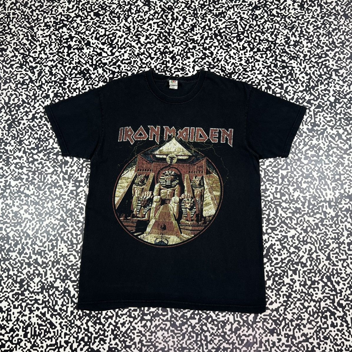 Iron Maiden Vintage Y2K Iron Maiden Faded Band Rock Style Tour T-shirt Size US M / EU 48-50 / 2 - 1 Thumbnail