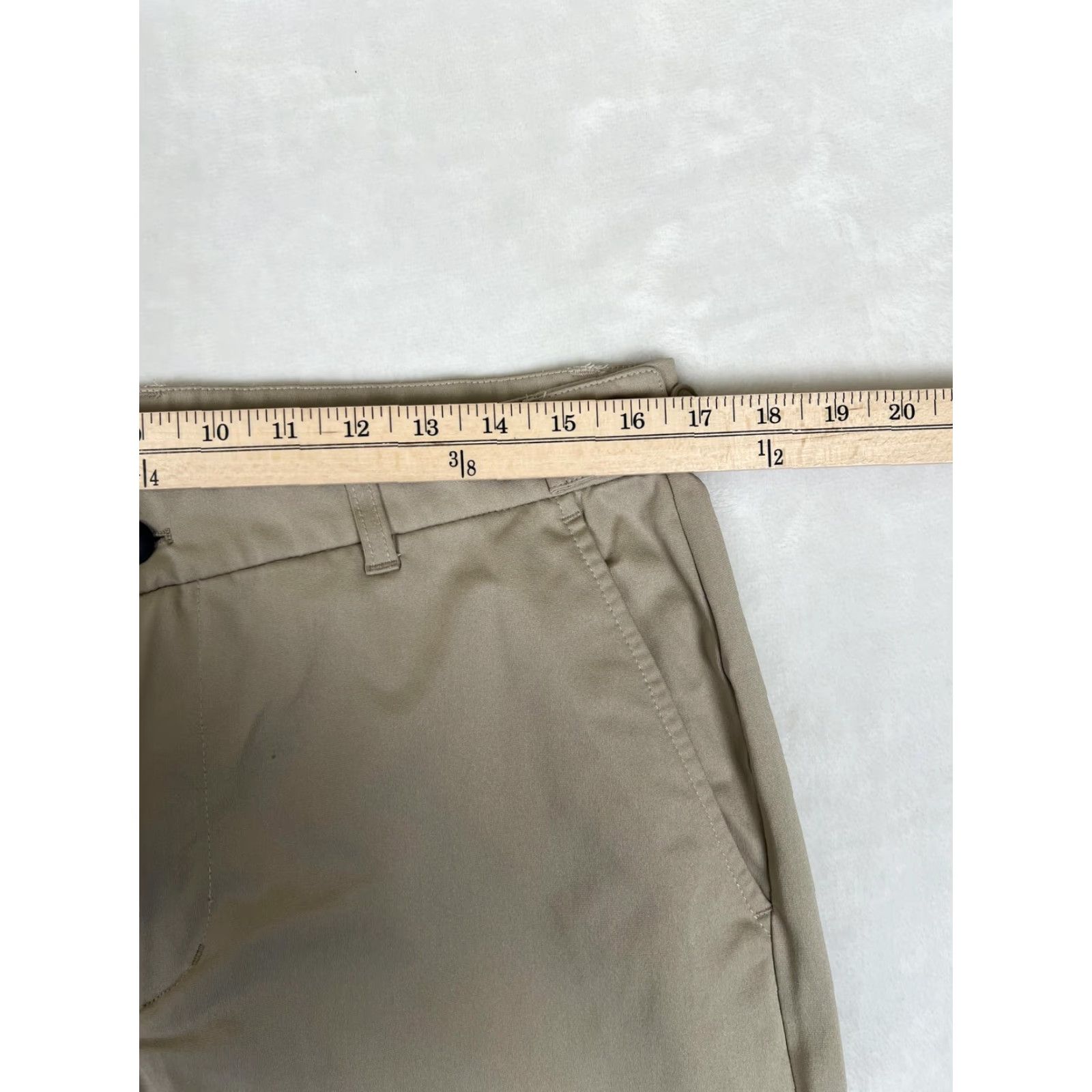 YoungLA YoungLA Chino Pants Mens 34 Beige Slim Tapered Casual Microfiber Stretch Pants Size US 34 / EU 50 - 4 Thumbnail