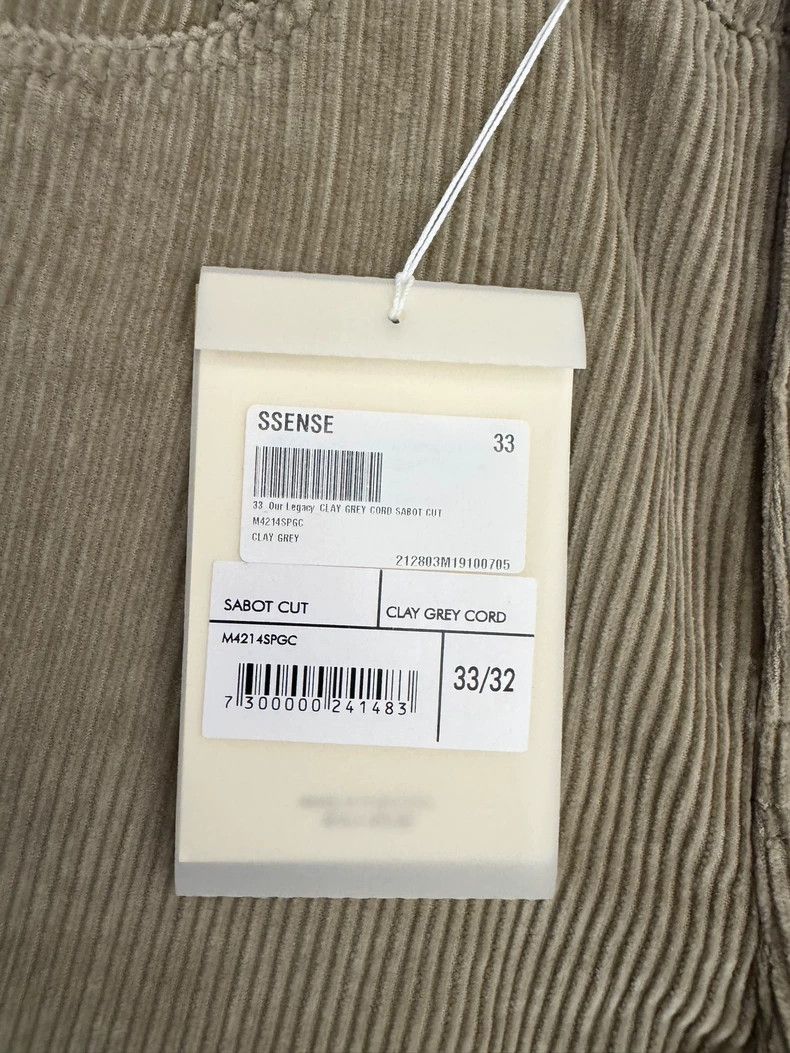 Our Legacy our legacy size 29 Khaki corduroy casual pants 2502-Nextarr Size US 29 - 3 Thumbnail