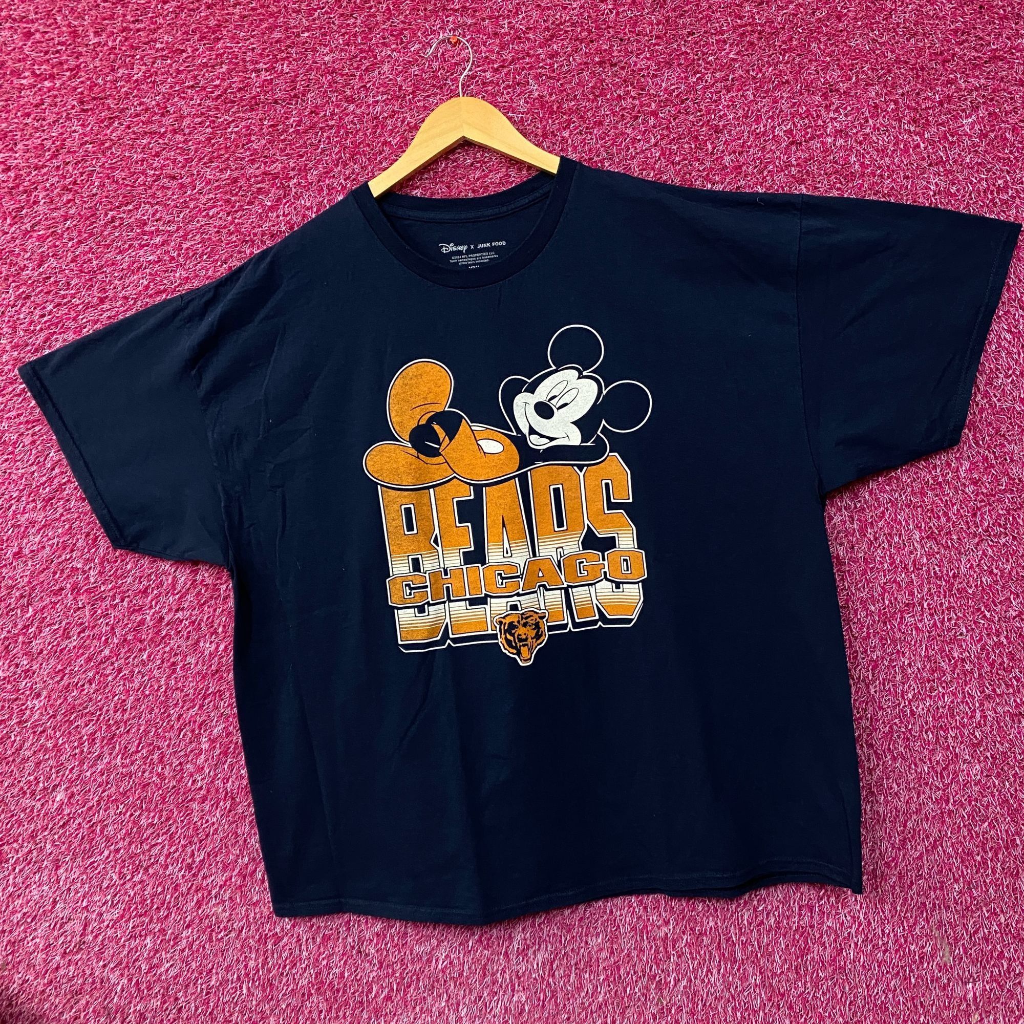 Junk Food Disney x Junk Food NFL Chicago Bears Mickey Mouse Navy Blue Size US XXL / EU 58 / 5 - 3 Thumbnail