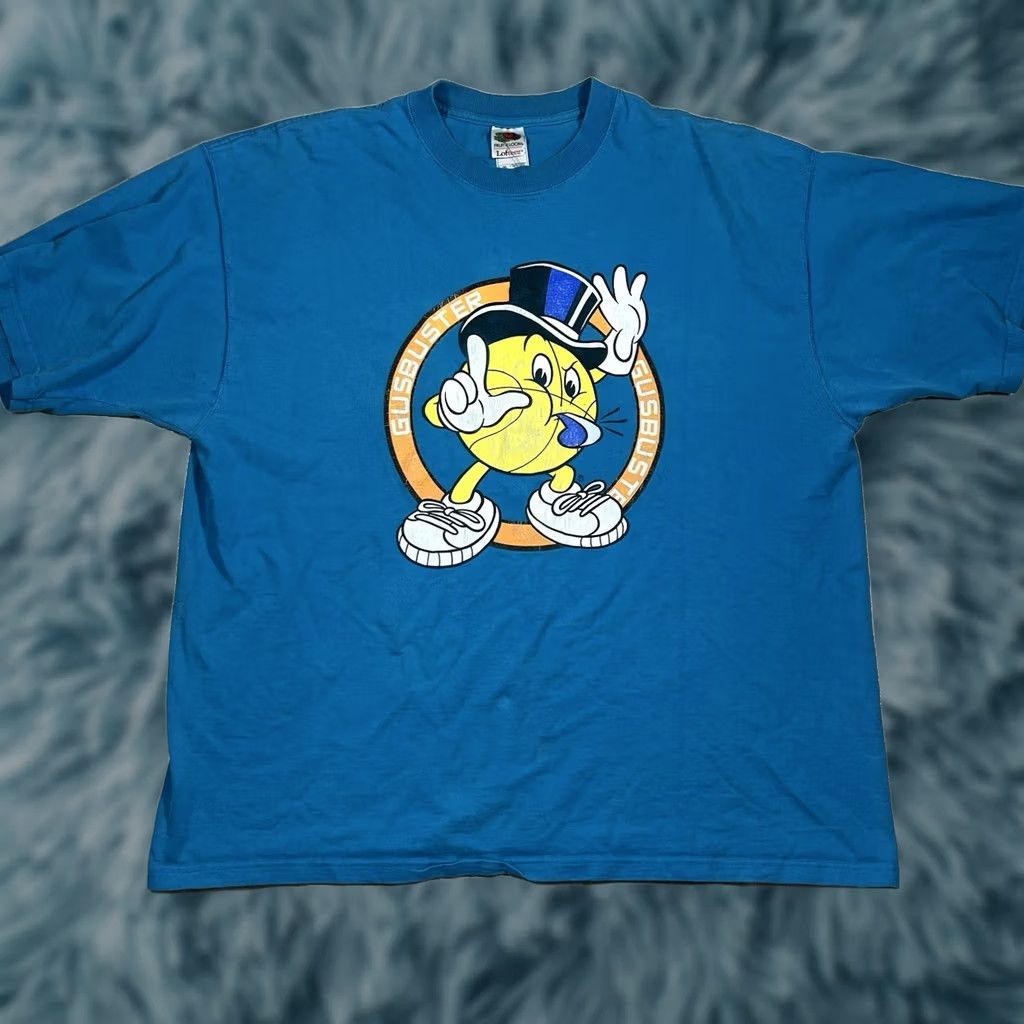 Fruit Of The Loom VINTAGE Fruit of the Loom T-Shirt Basketball Referee Gus Buster Gus Macker Size 2XL Blue Mens Size US XXL / EU 58 / 5 - 1 Thumbnail