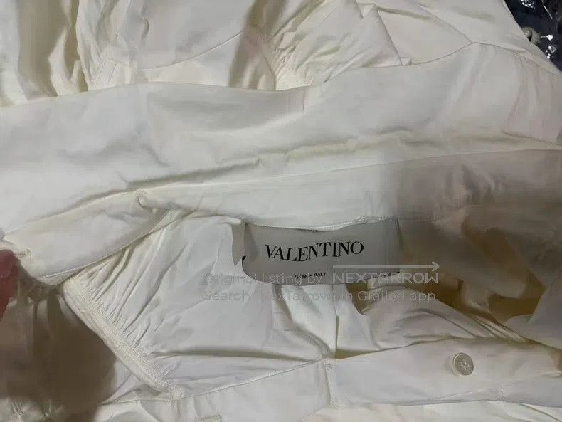 Valentino Valentino White large swing shirt dress Size XXS / US 00 / IT 34 - 4 Thumbnail