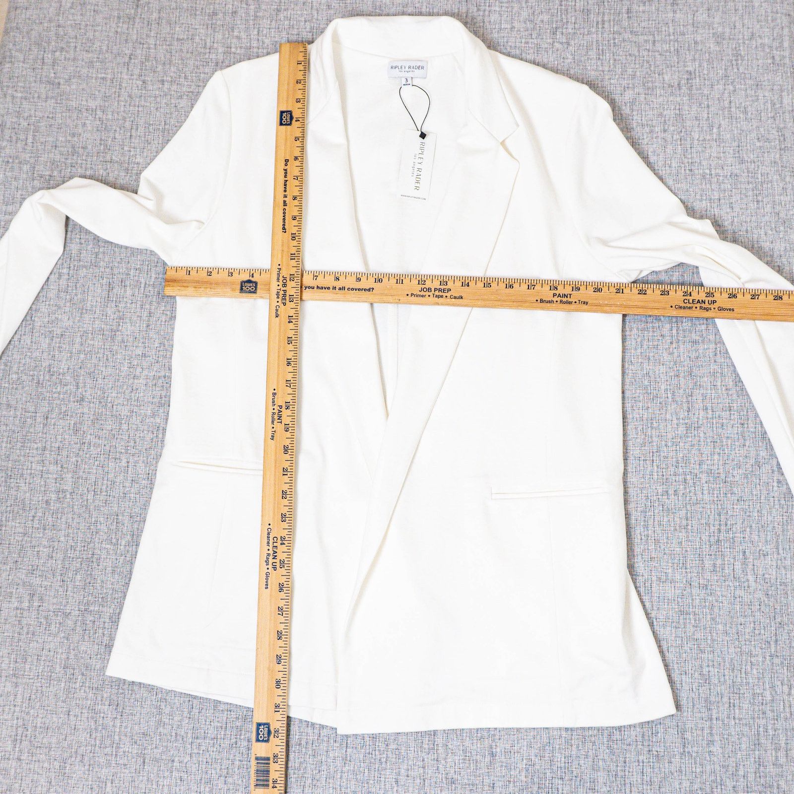Other RIPLEY RADER Off-white Ponte knit Oversized Blazer 3(M) Size M / US 6-8 / IT 42-44 - 6 Thumbnail