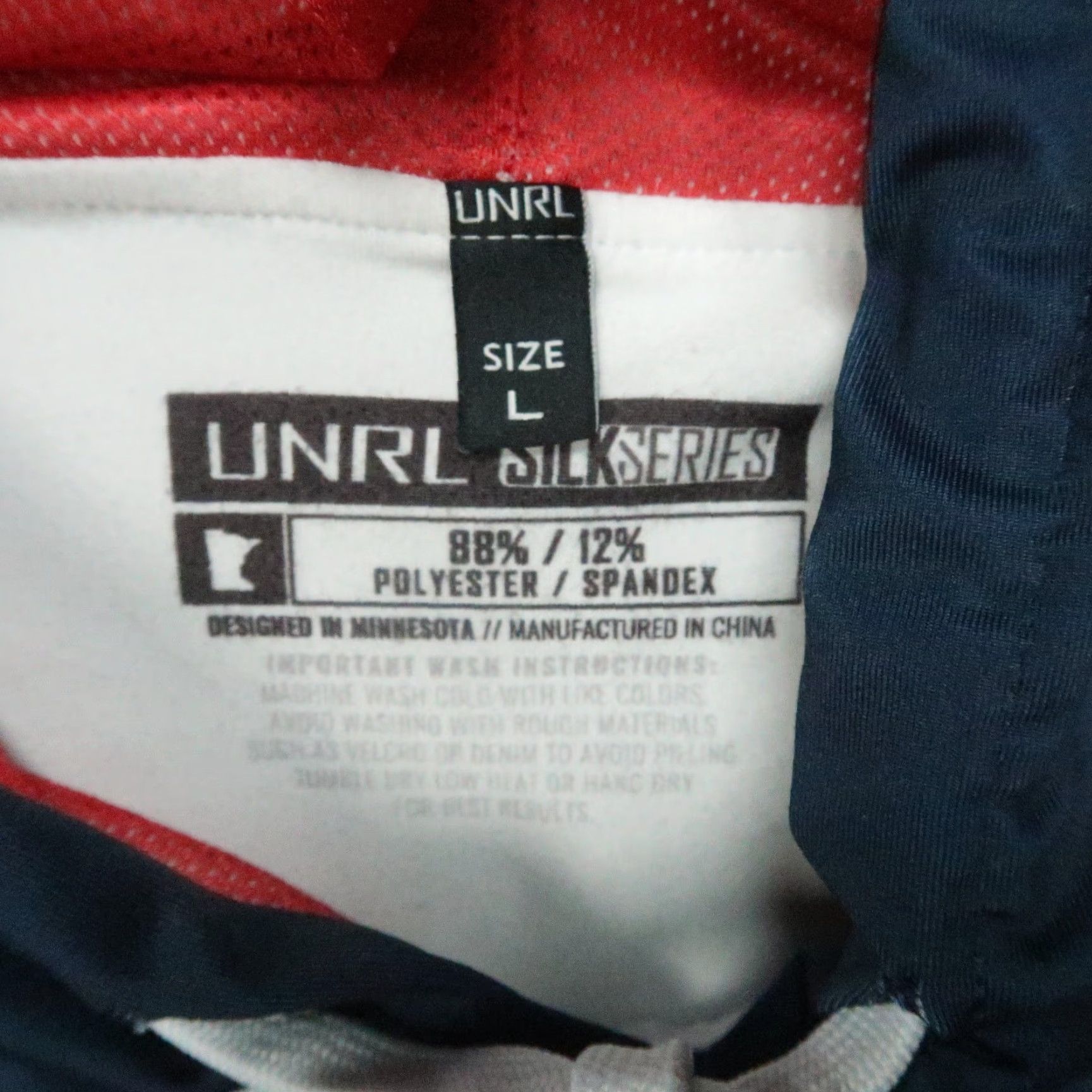 Vintage UNRL Hoodie Men L Blue Performance Training Silk Series LAX Pullover Shirt/Hoodie Size US L / EU 52-54 / 3 - 3 Thumbnail