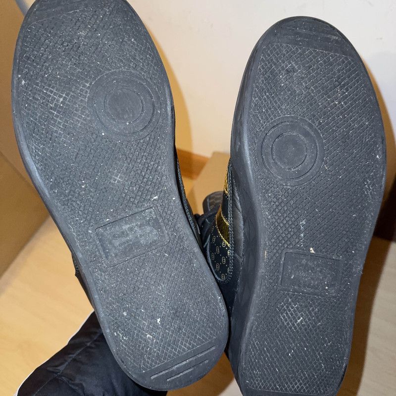Gucci Gucci Stylish Black High Top Sneakers - Size US 8 / EU 41 - 6 Thumbnail