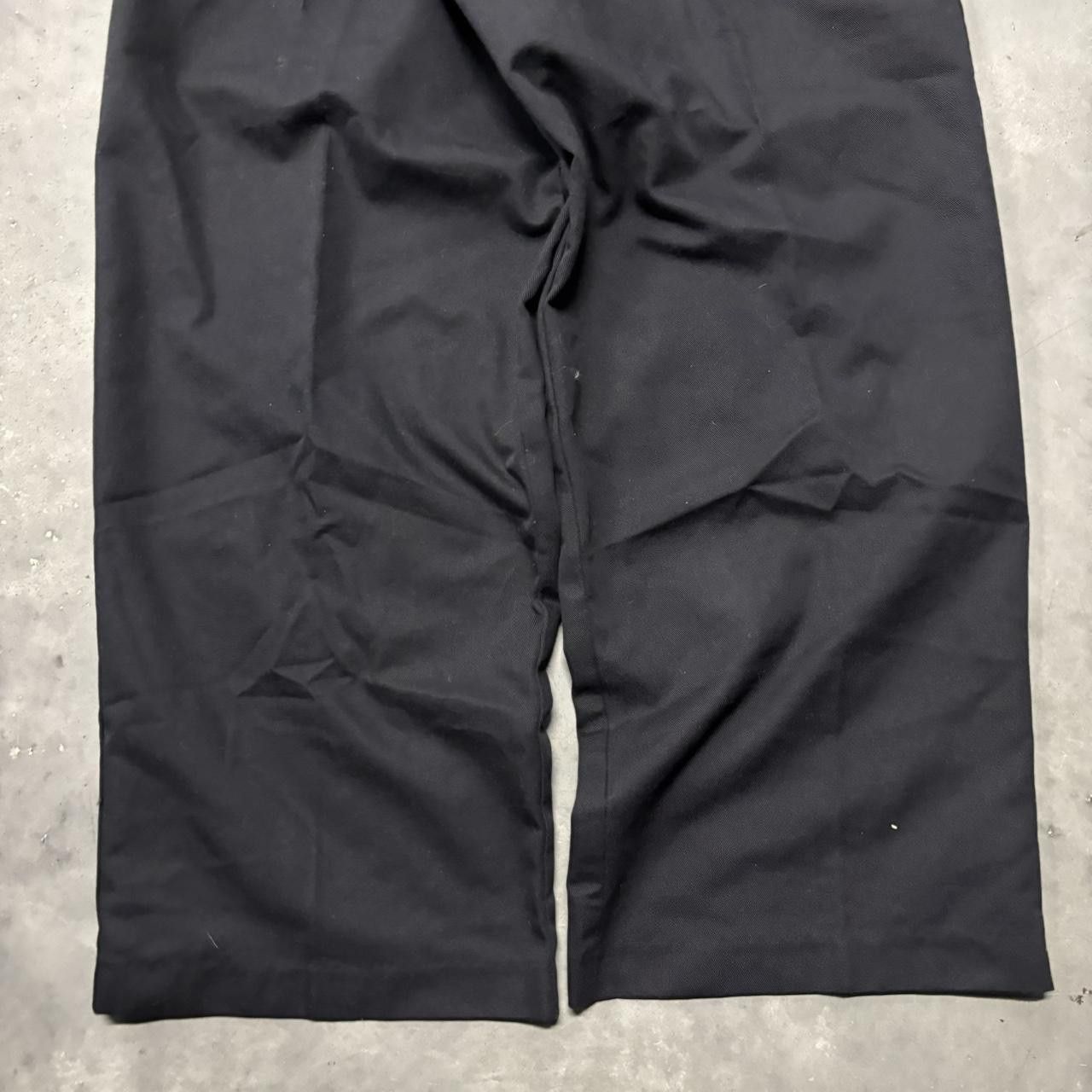 Japanese Brand × Vintage Crazy Vintage Y2K/2000a Baggy Black Streetwear Skater Cargo Pants! Size US 36 / EU 52 - 6 Thumbnail