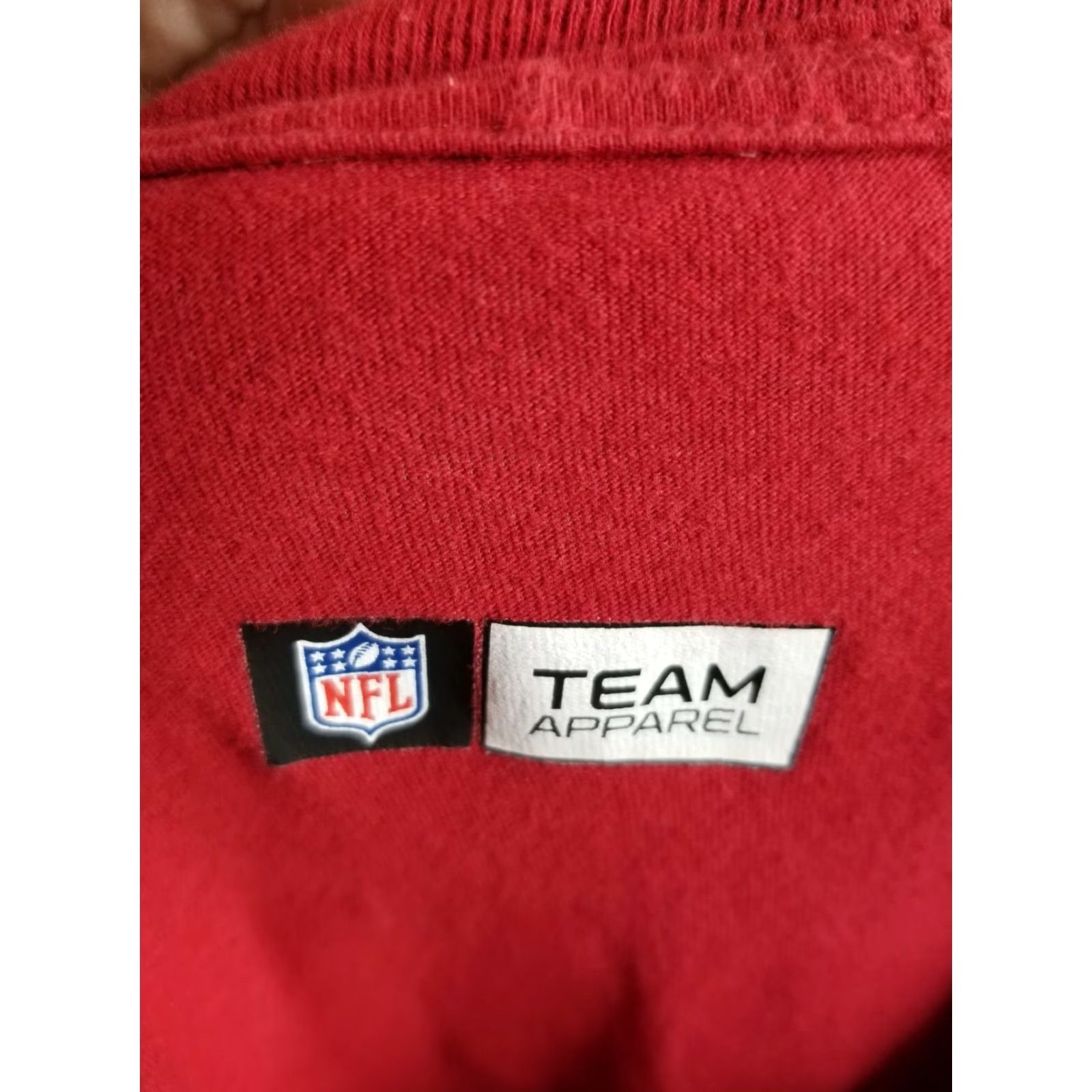 NFL NFL New England Patriots T-Shirt - Brady 12 Team Apparel - Mens XL Red Short Sleeve Crew Neck Shirt Size US XL / EU 56 / 4 - 3 Thumbnail