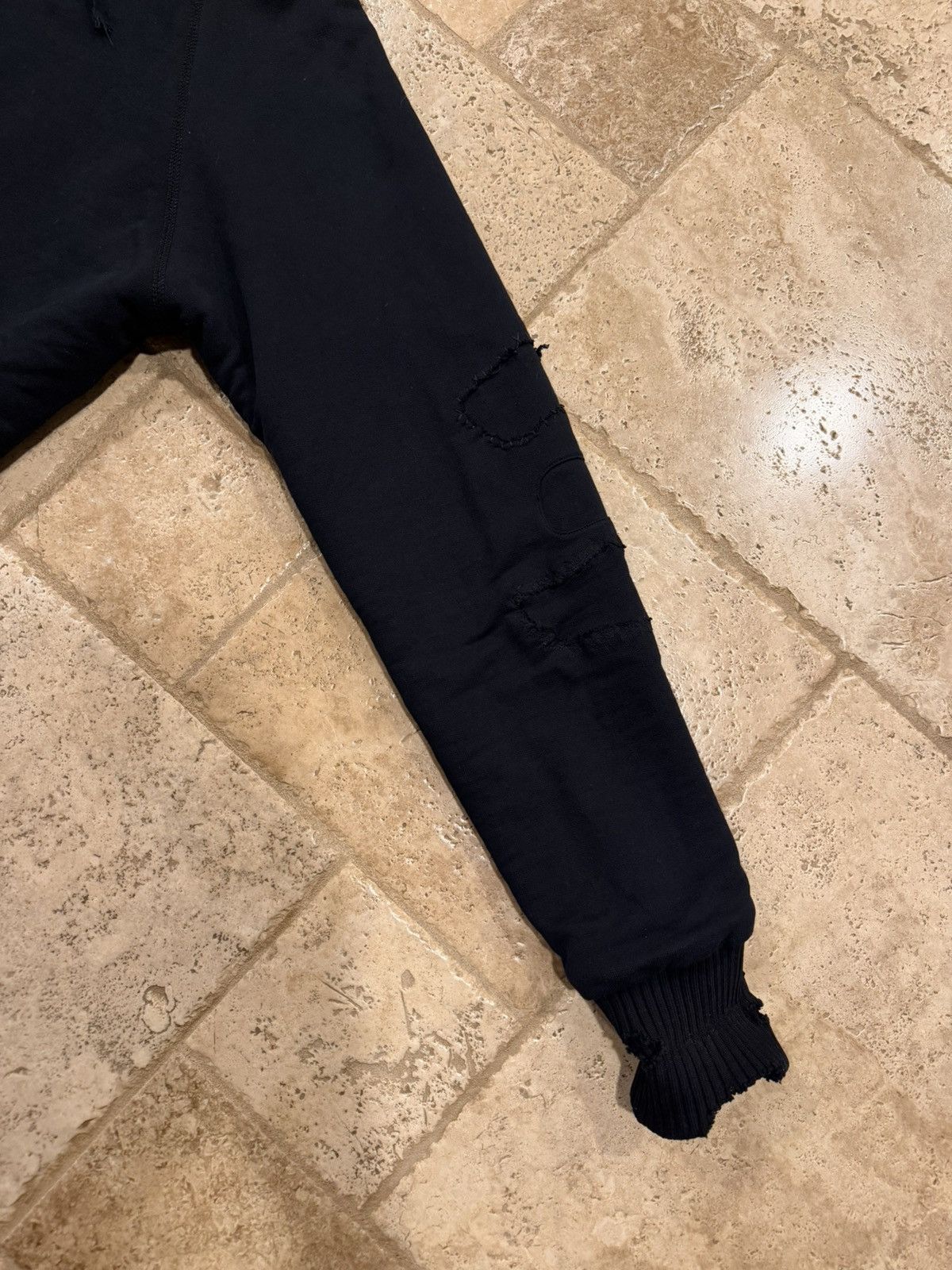 Greg Lauren Greg Lauren Black Fleece Hoodie Sherpa Lined Zip Up Hoodie Size US L / EU 52-54 / 3 - 6 Thumbnail