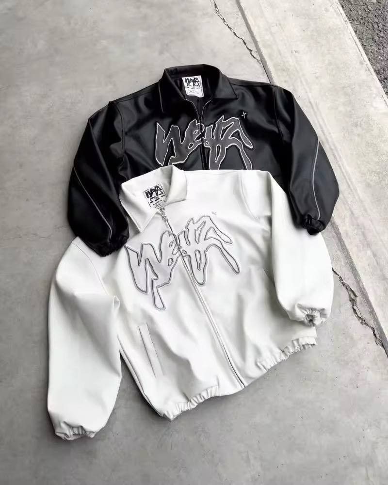 Japanese Brand × Vintage zippered leather jacket y2k Size US L / EU 52-54 / 3 - 2 Thumbnail