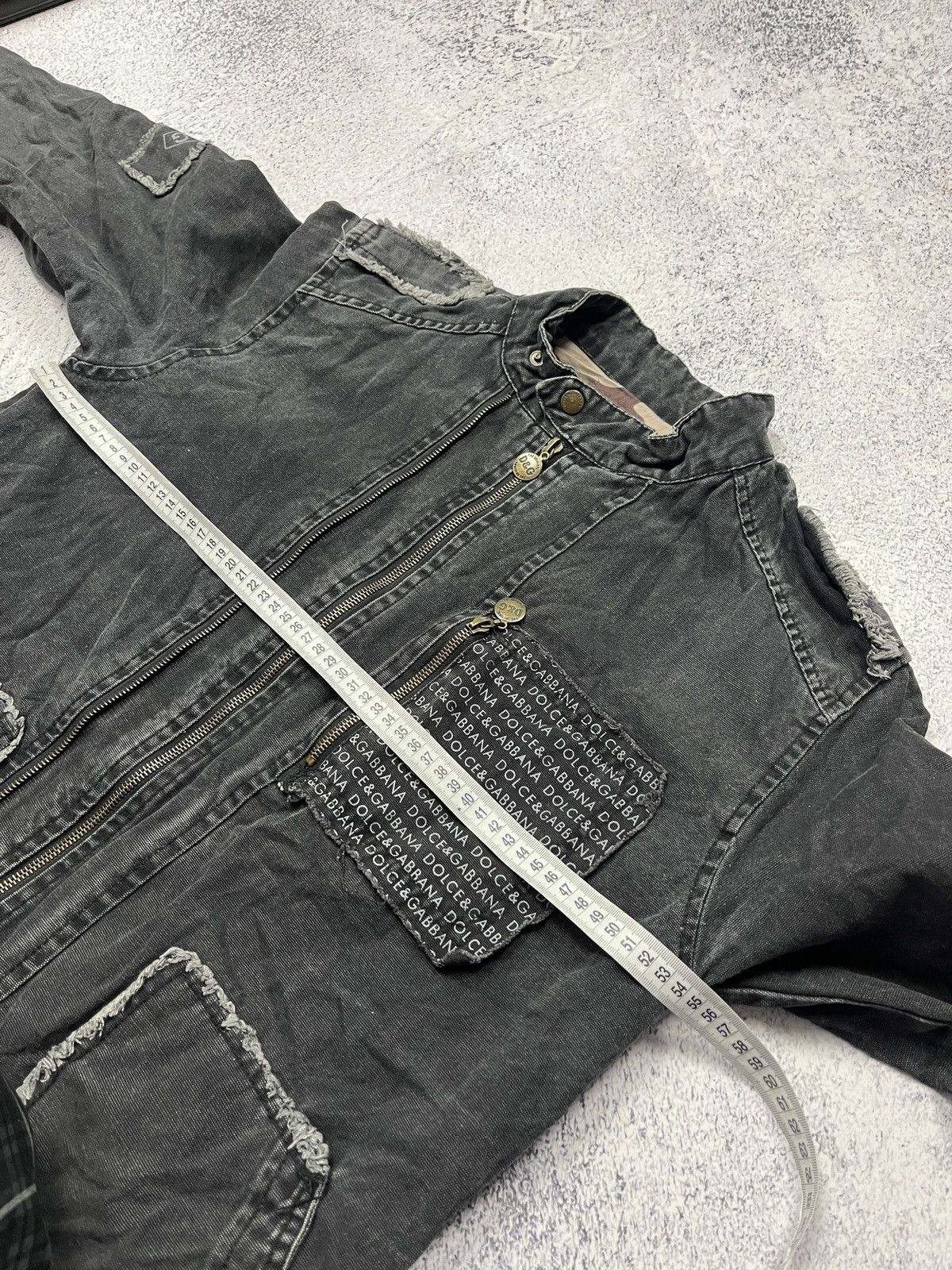 Japanese Brand Vintage Crazy Zip Avantgarde Y2k Distressed Denim Jacket Size US S / EU 44-46 / 1 - 12 Thumbnail