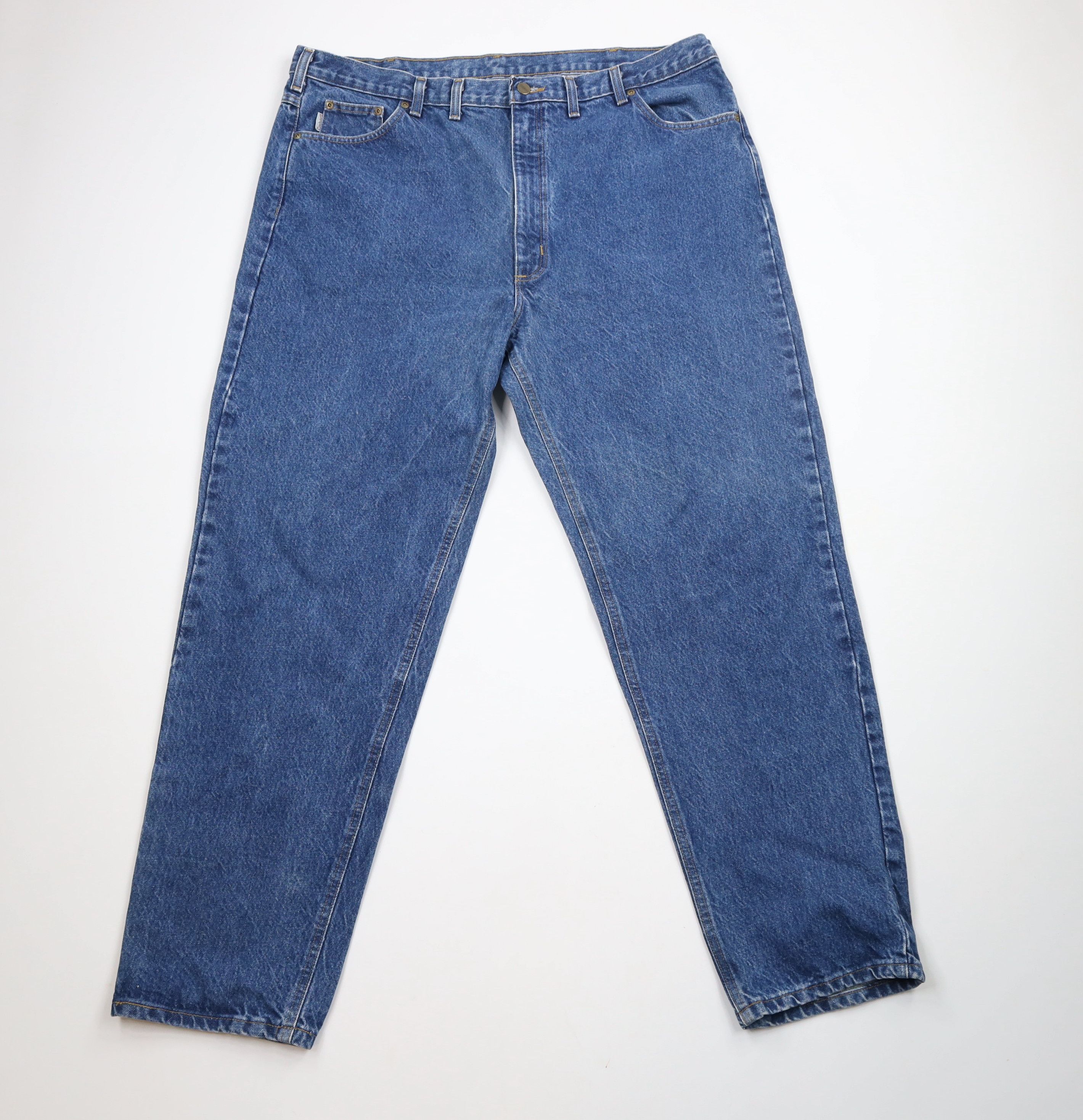 Carhartt × Vintage Vintage Carhartt Out Relaxed Fit Tapered Leg Denim Jeans Size US 42 / EU 58 - 1 Thumbnail