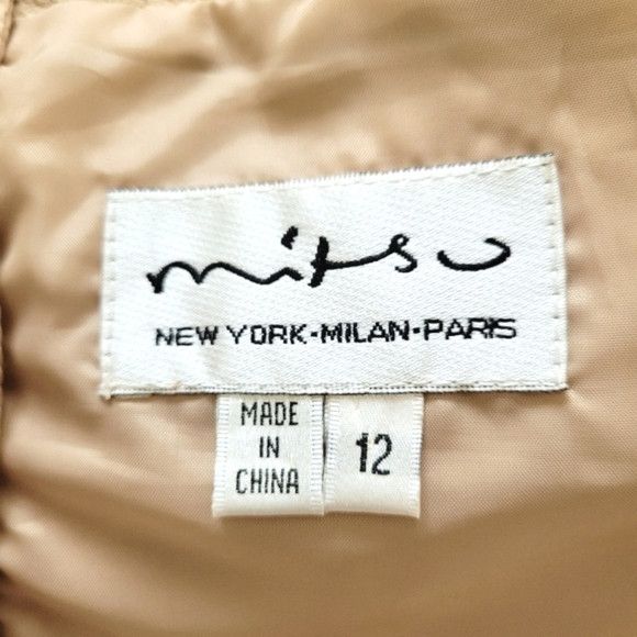 Genuine Leather Mitsu Whipstitch Suede A-line Skirt Neutral Party Retro Y2K Size 30" / US 8 / IT 44 - 6 Thumbnail