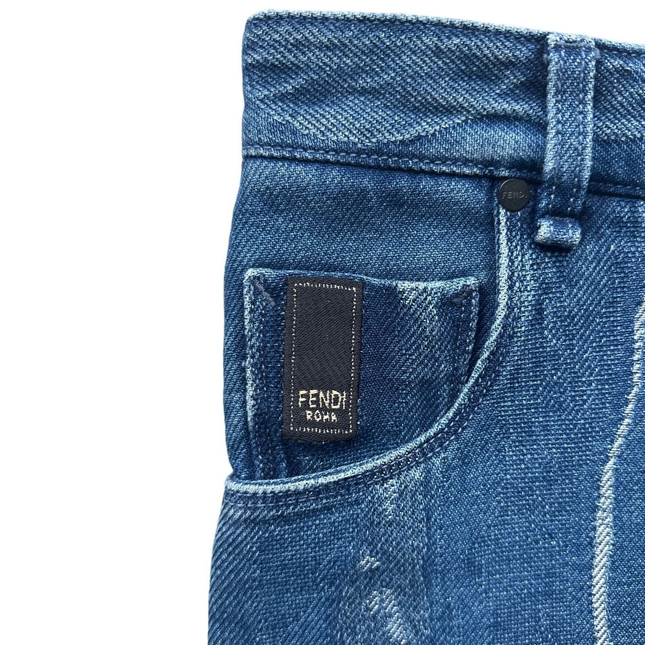 Fendi Fendi Moonlight Comfort High Waist Mens Denim Pants Sz 29/34 Size US 29 - 5 Thumbnail