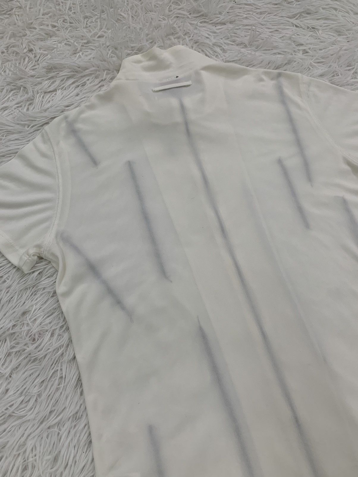 Jean Paul Gaultier Jean Paul Gaultier Stitched Stripe Zipper Short Sleeve Mesh Size US S / EU 44-46 / 1 - 6 Thumbnail