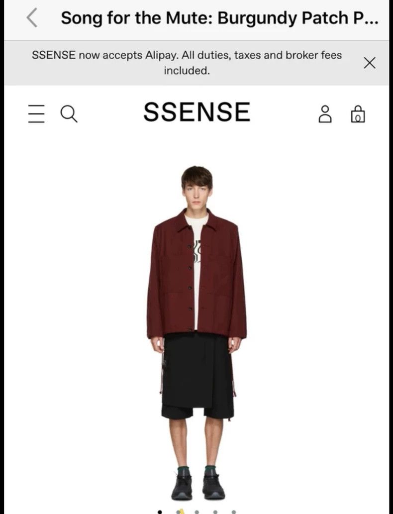 Song For The Mute Song For The Mute drawstring wool jacket Size US S / EU 44-46 / 1 - 1 Thumbnail