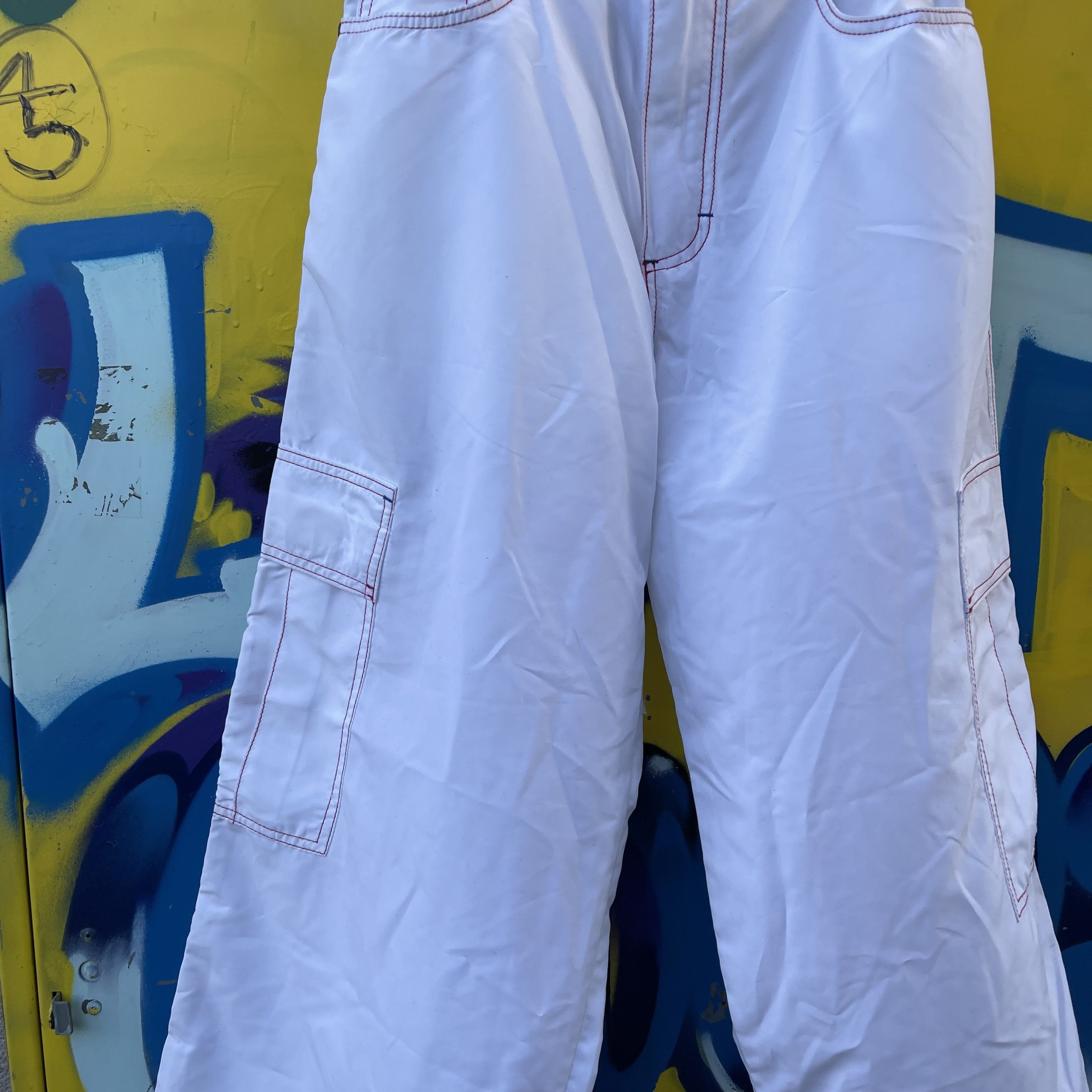 Vintage Y2K Kik Wear Since 1991 Los Angeles Tactical Cargo Pants Size US 30 / EU 46 - 3 Thumbnail