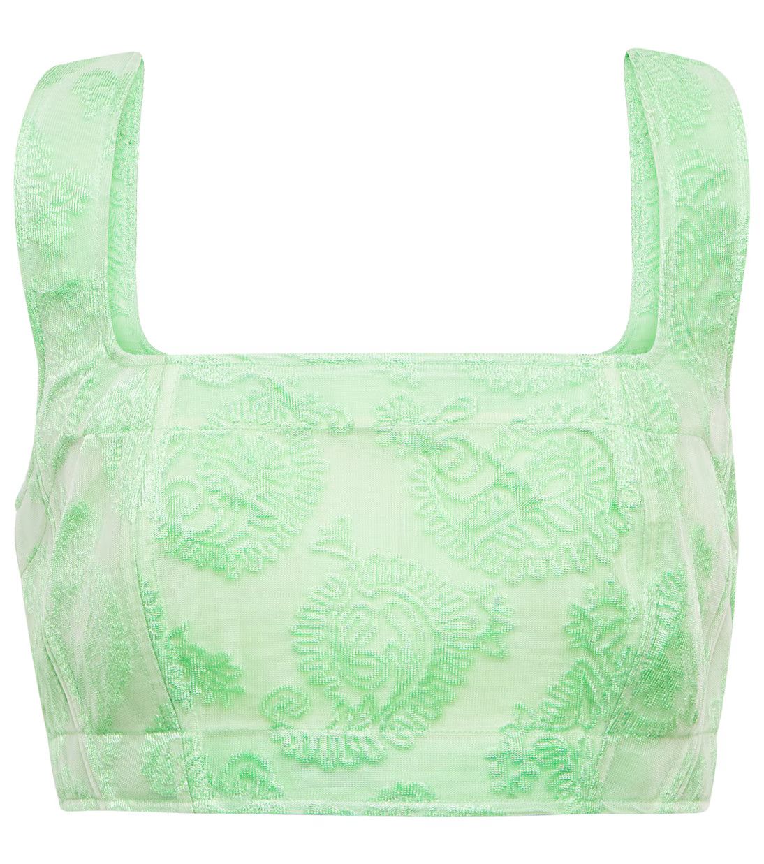 Jil Sander o1y1025 Crop Top in Green Size S / US 4 / IT 40 - 1 Thumbnail