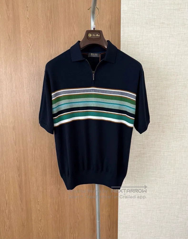 Loro Piana Loro Piana King's Gift Short Sleeve Knitted Polo Size US M / EU 48-50 / 2 - 1 Thumbnail