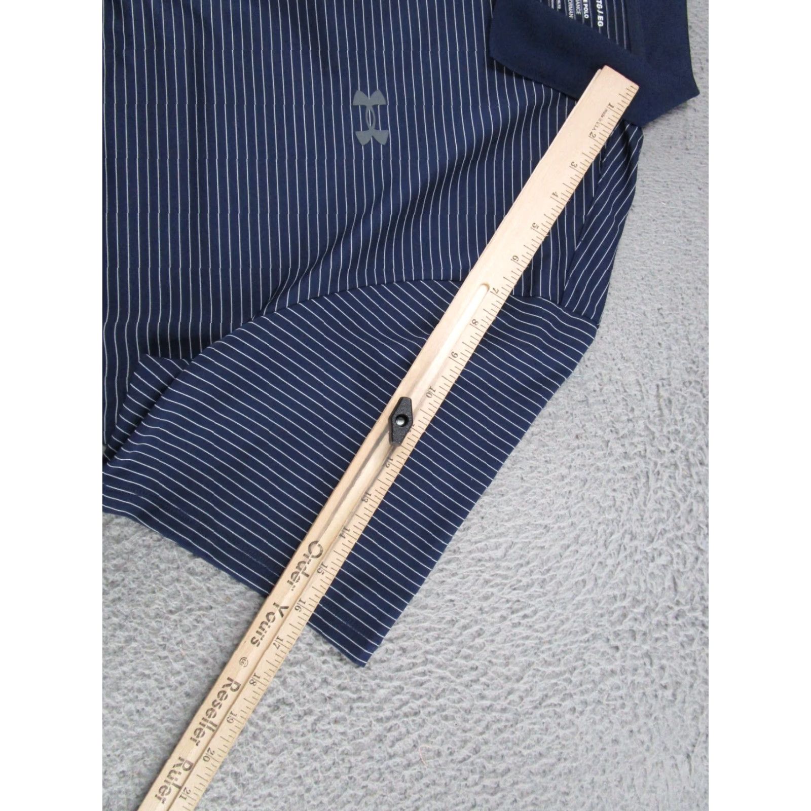 Under Armour Under Armour Polo Golf Shirt Striped XL Men's UA Tech Founded in 2009? Size US XL / EU 56 / 4 - 7 Thumbnail